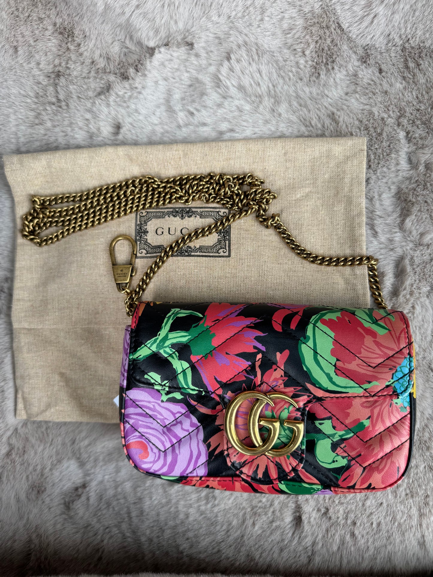 Gucci Super Mini Marmont X Ken Scott