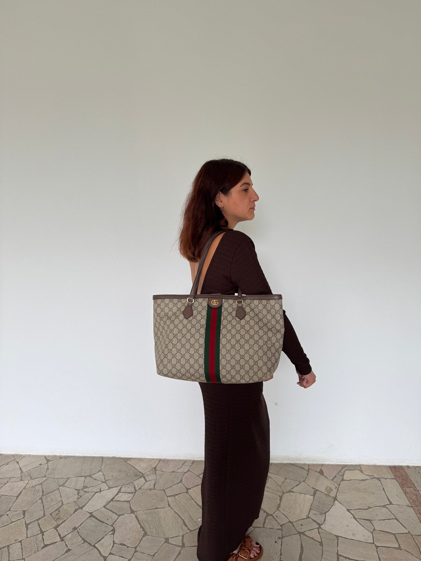 Gucci GG Supreme Ophidia Tote Bag
