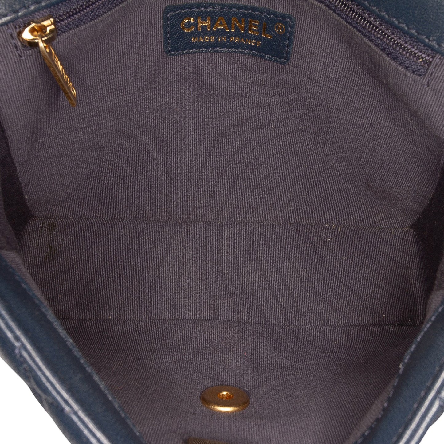 Chanel Mini Square Bijoux Logo Chain Flap