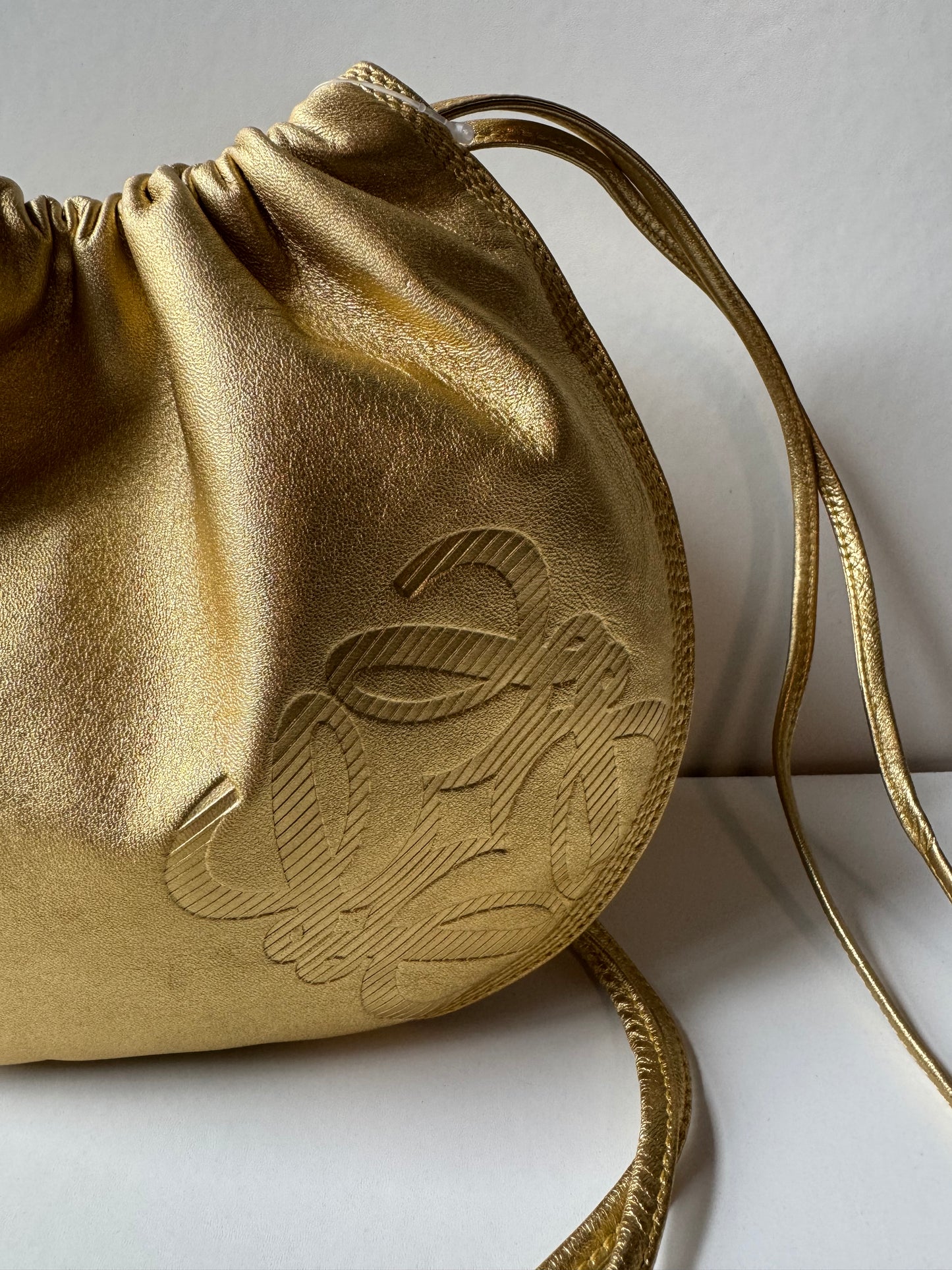 Loewe Anagram metallic Calfskin crossbody