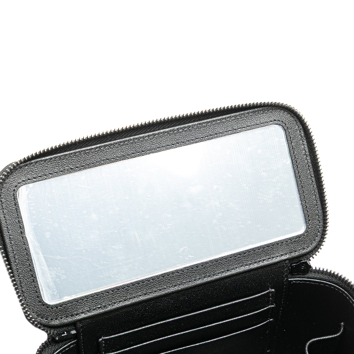 Chanel Small Vanity Case So Black Top Handle with Chain