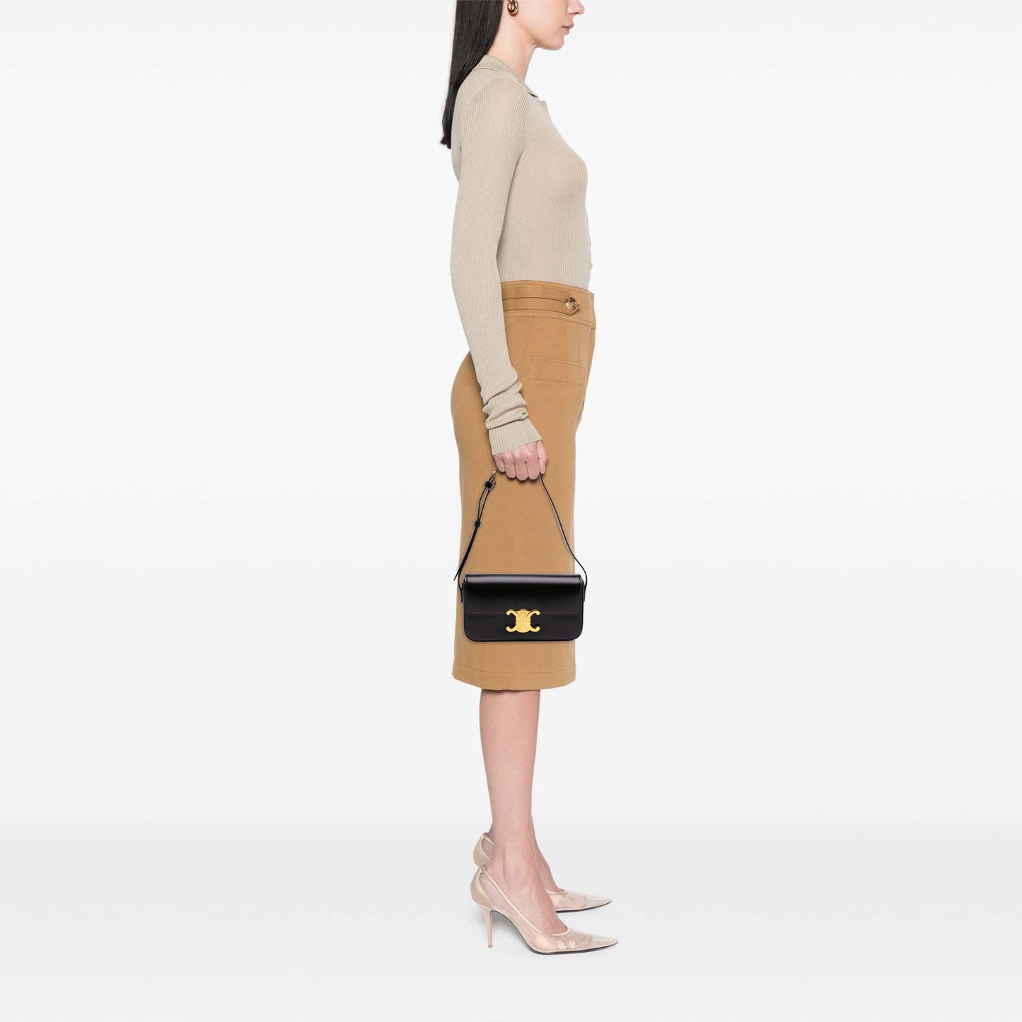 Celine Triomphe Claude Shoulder Bag