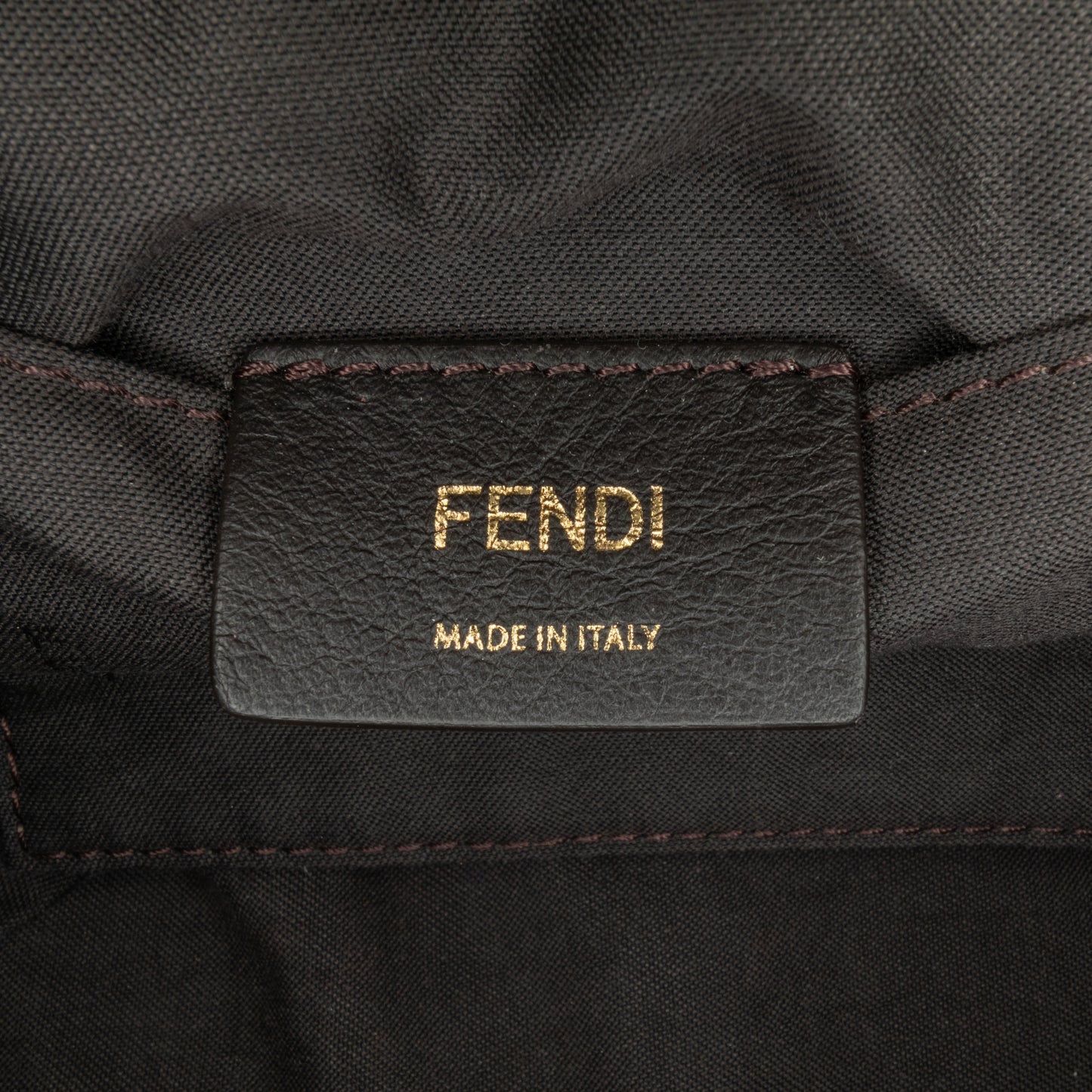 Fendi zucca Shell Clutch