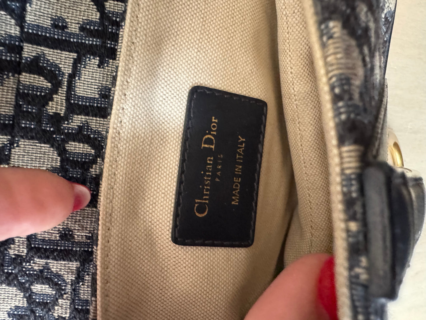 Dior Mini Saddle Jaquard