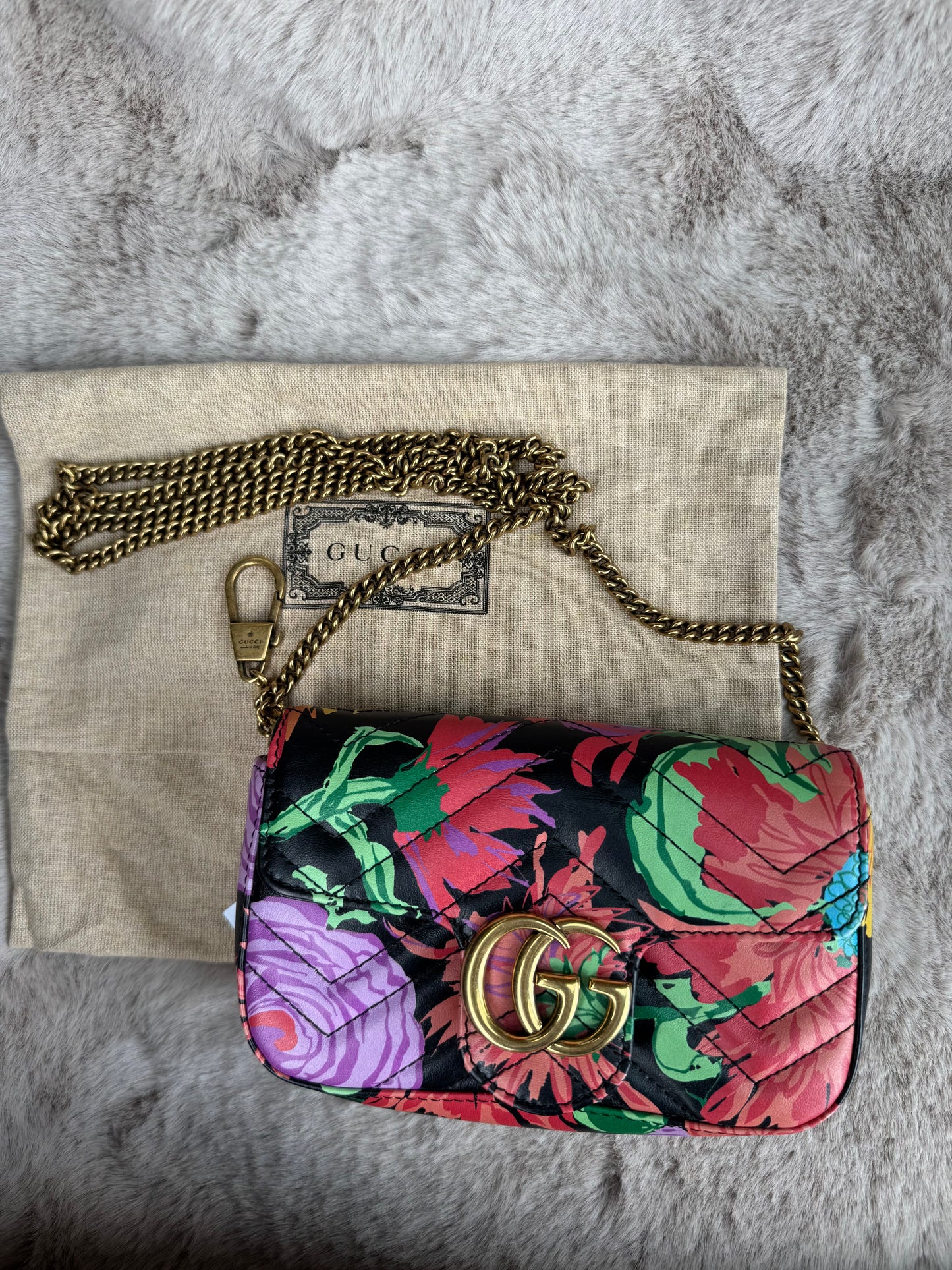 Gucci Super Mini Marmont X Ken Scott