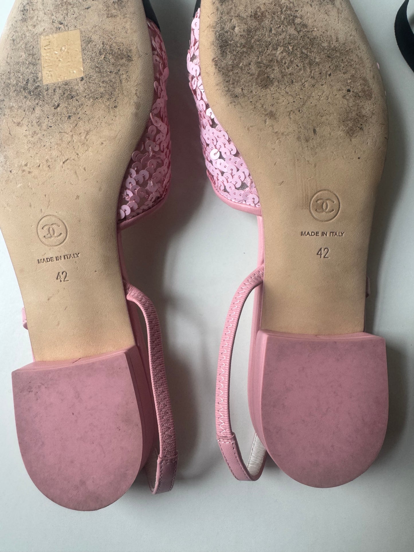 Chanel Sequin Slingback