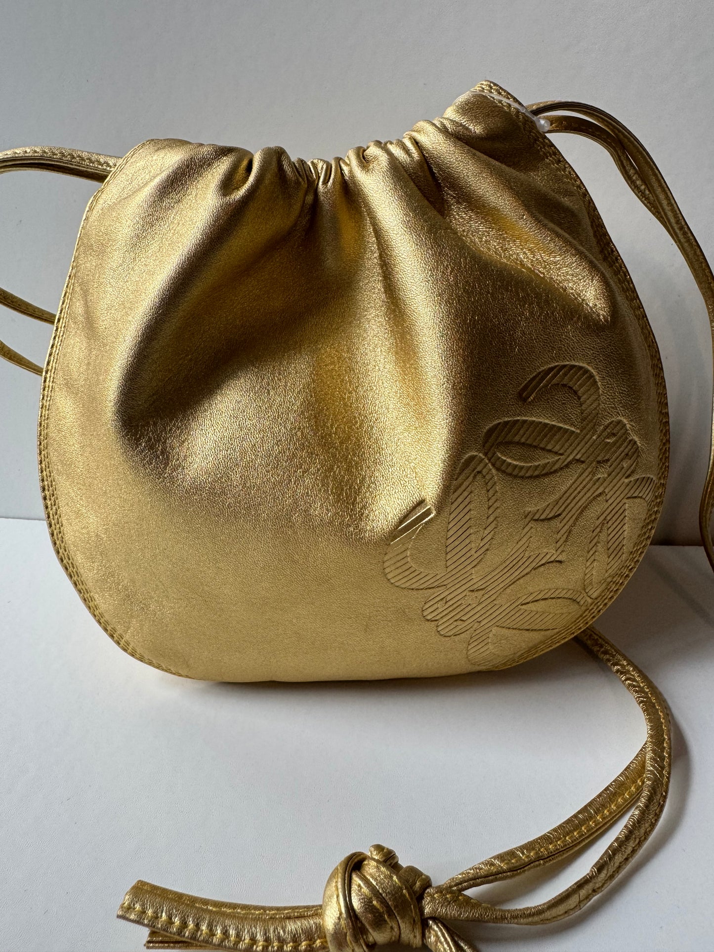 Loewe Anagram metallic Calfskin crossbody