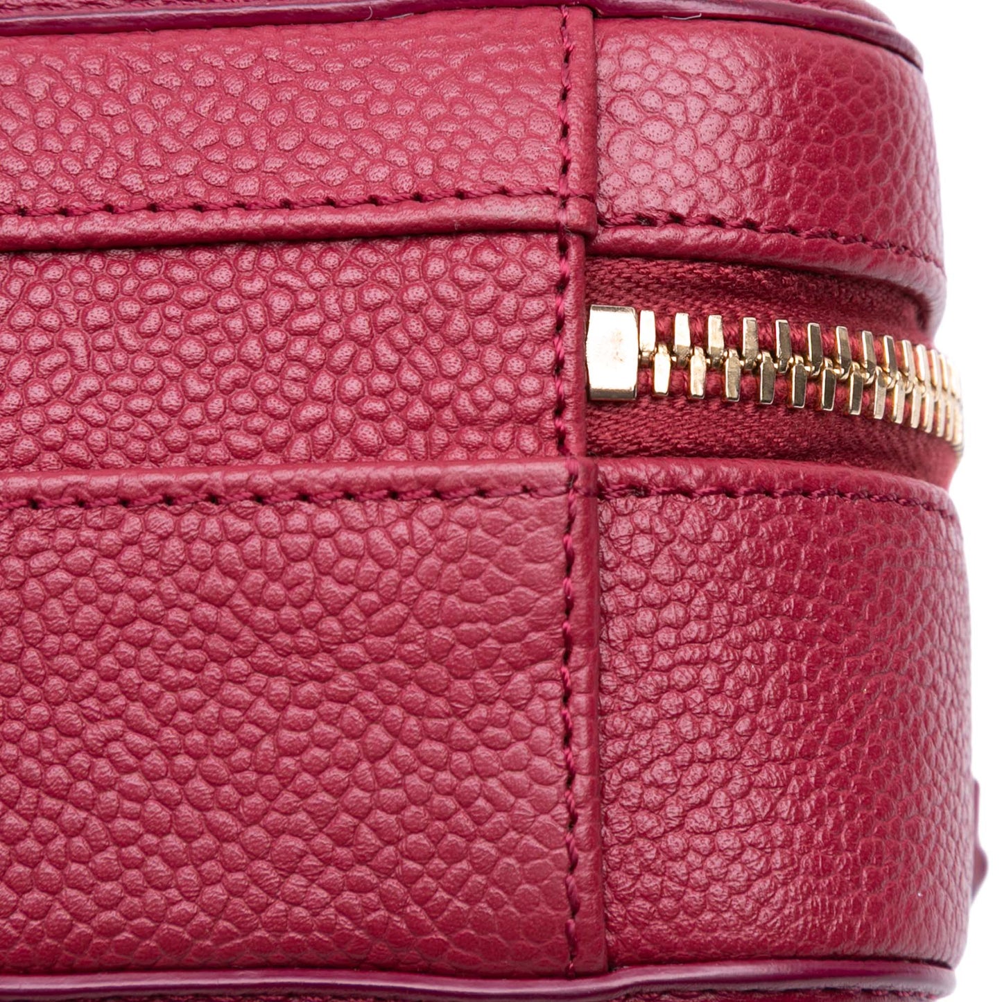 Chanel Caviar Filigree Vanity Case