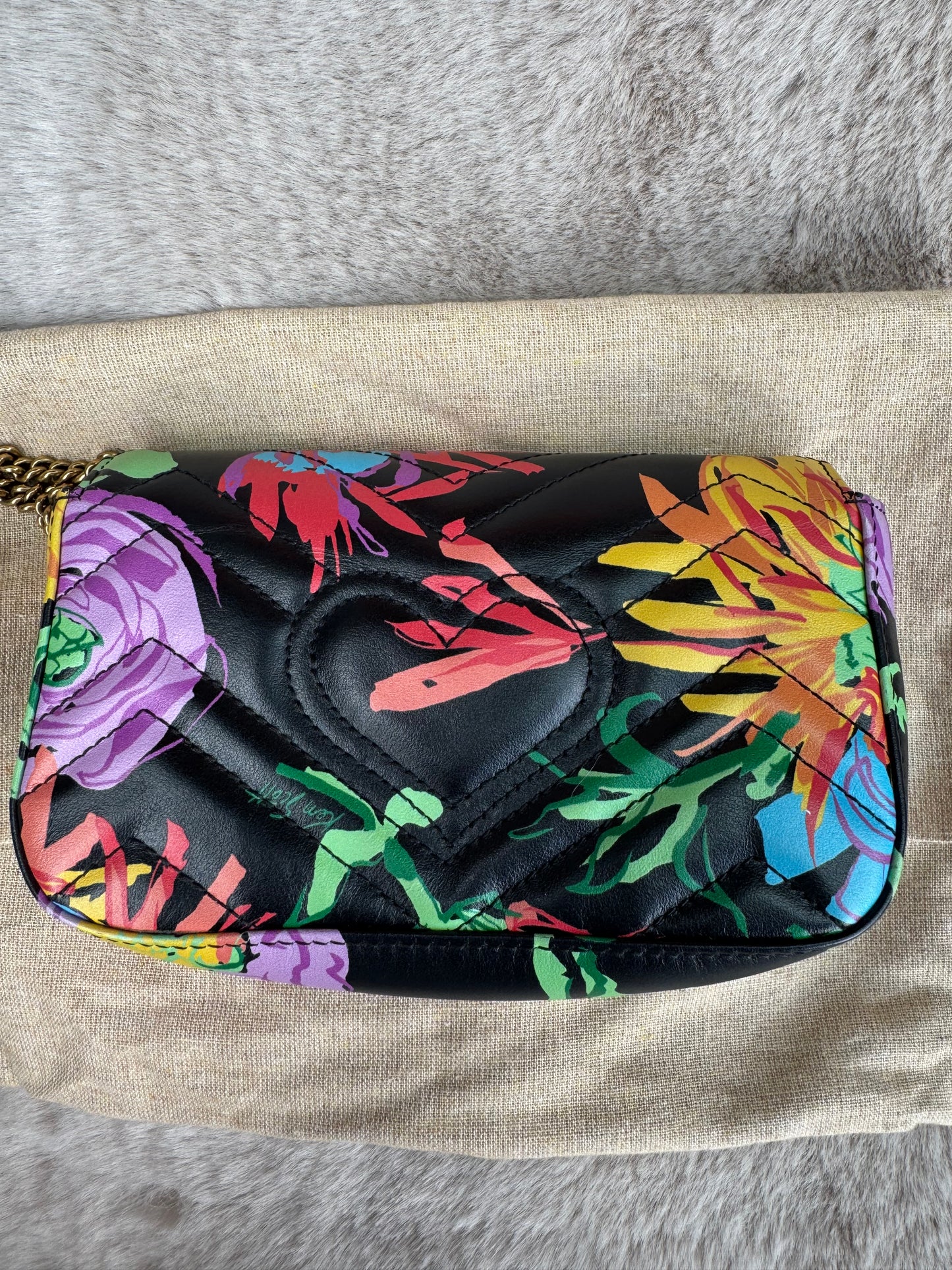 Gucci Super Mini Marmont X Ken Scott