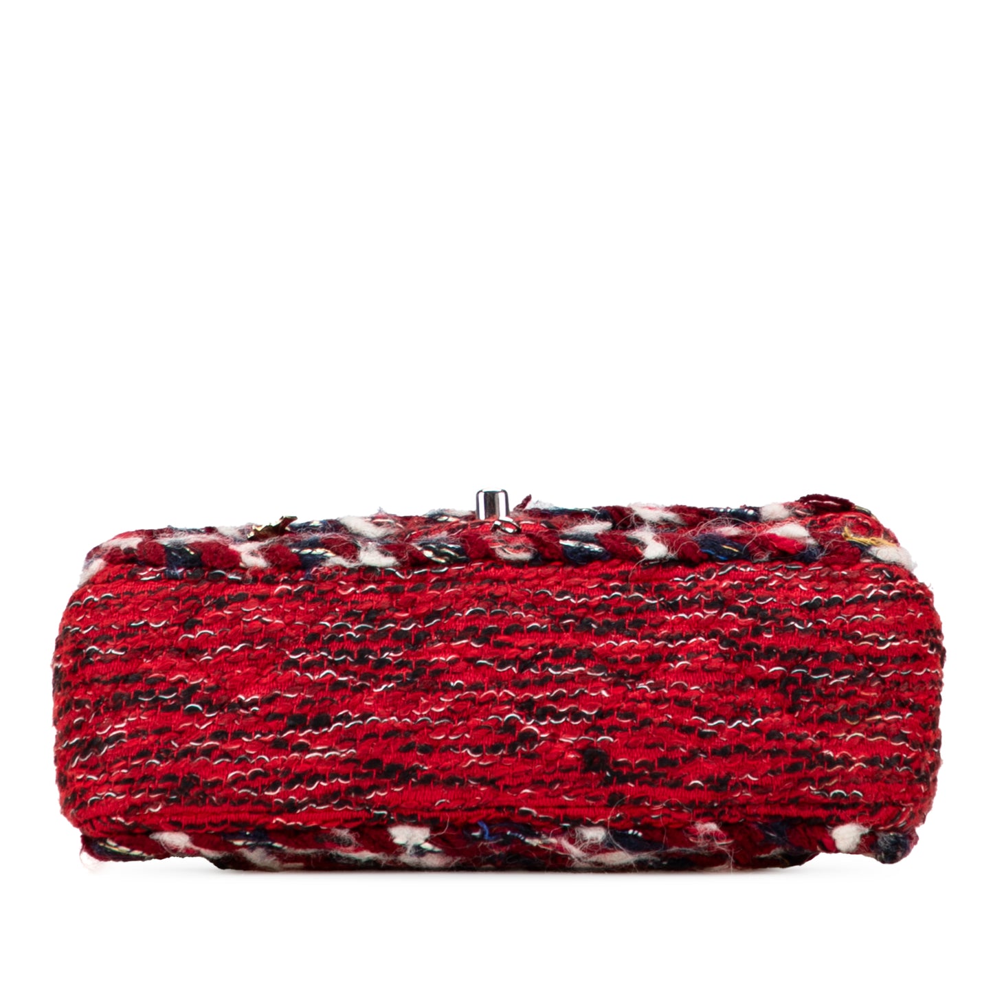 Chanel Small Classic Tweed Charm Double Flap