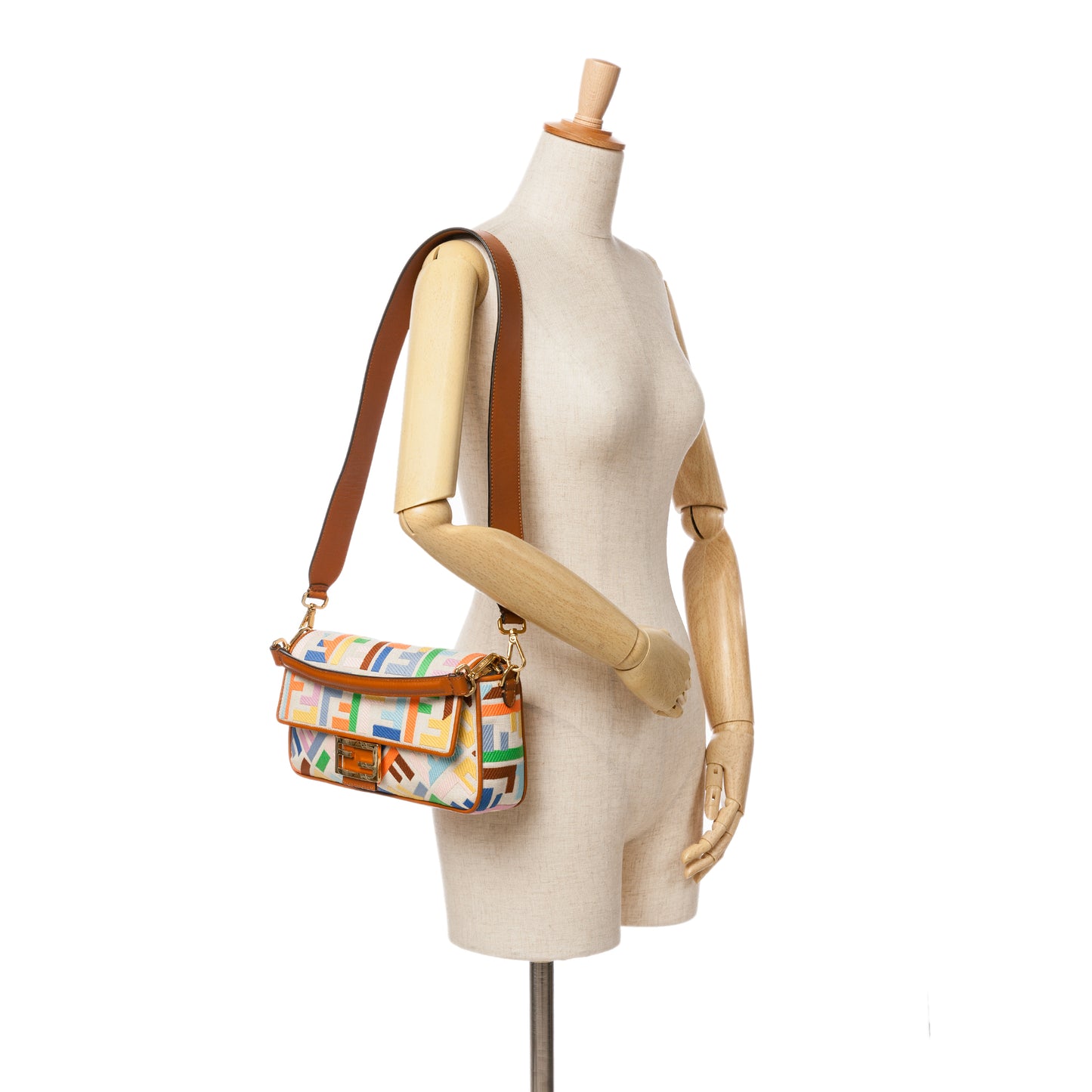Fendi Zucca Canvas Baguette