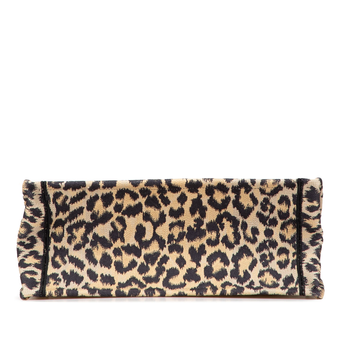 Dior Mizza Embroidered Canvas Leopard Book Tote