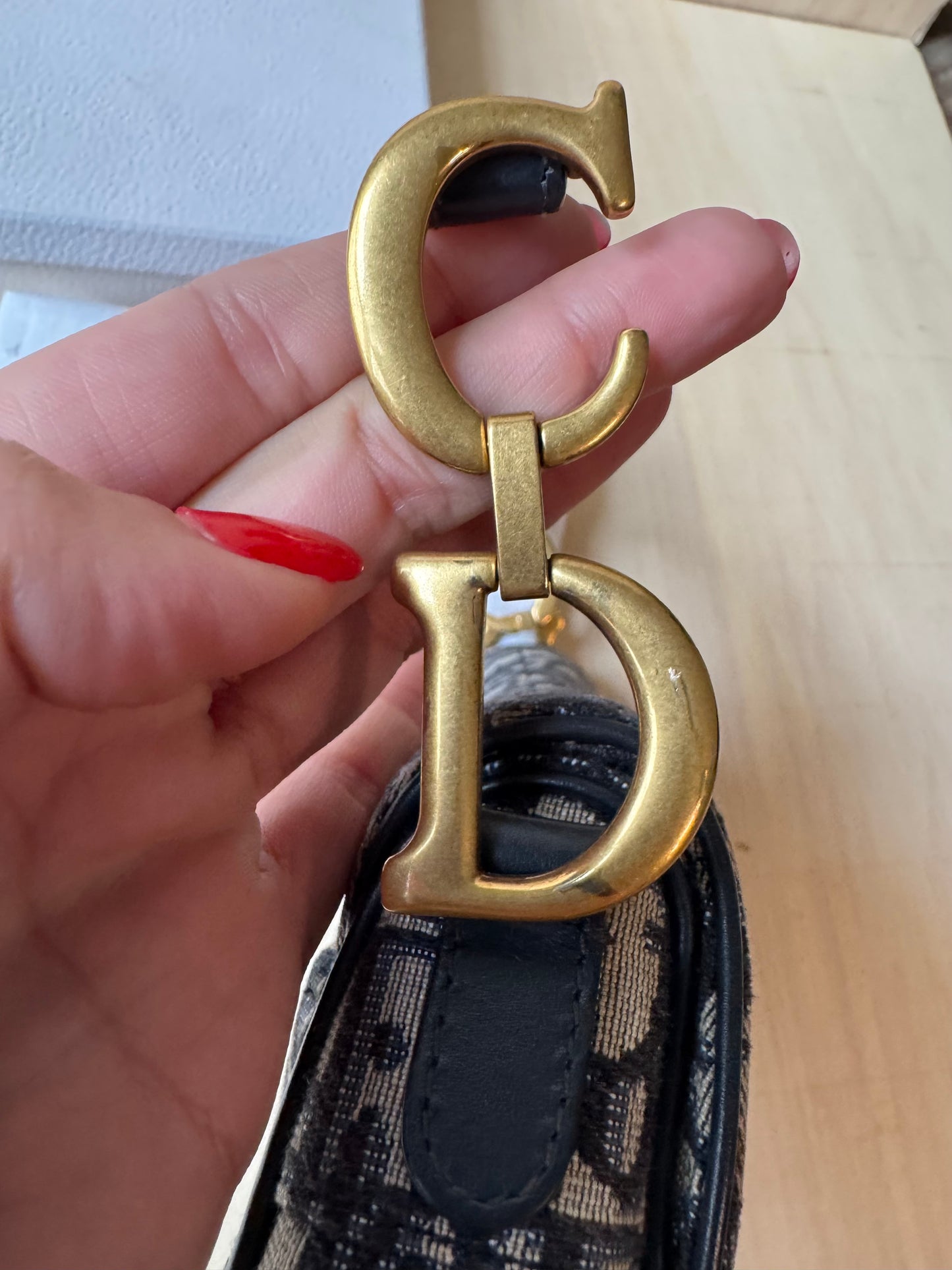 Dior Mini Saddle Jaquard