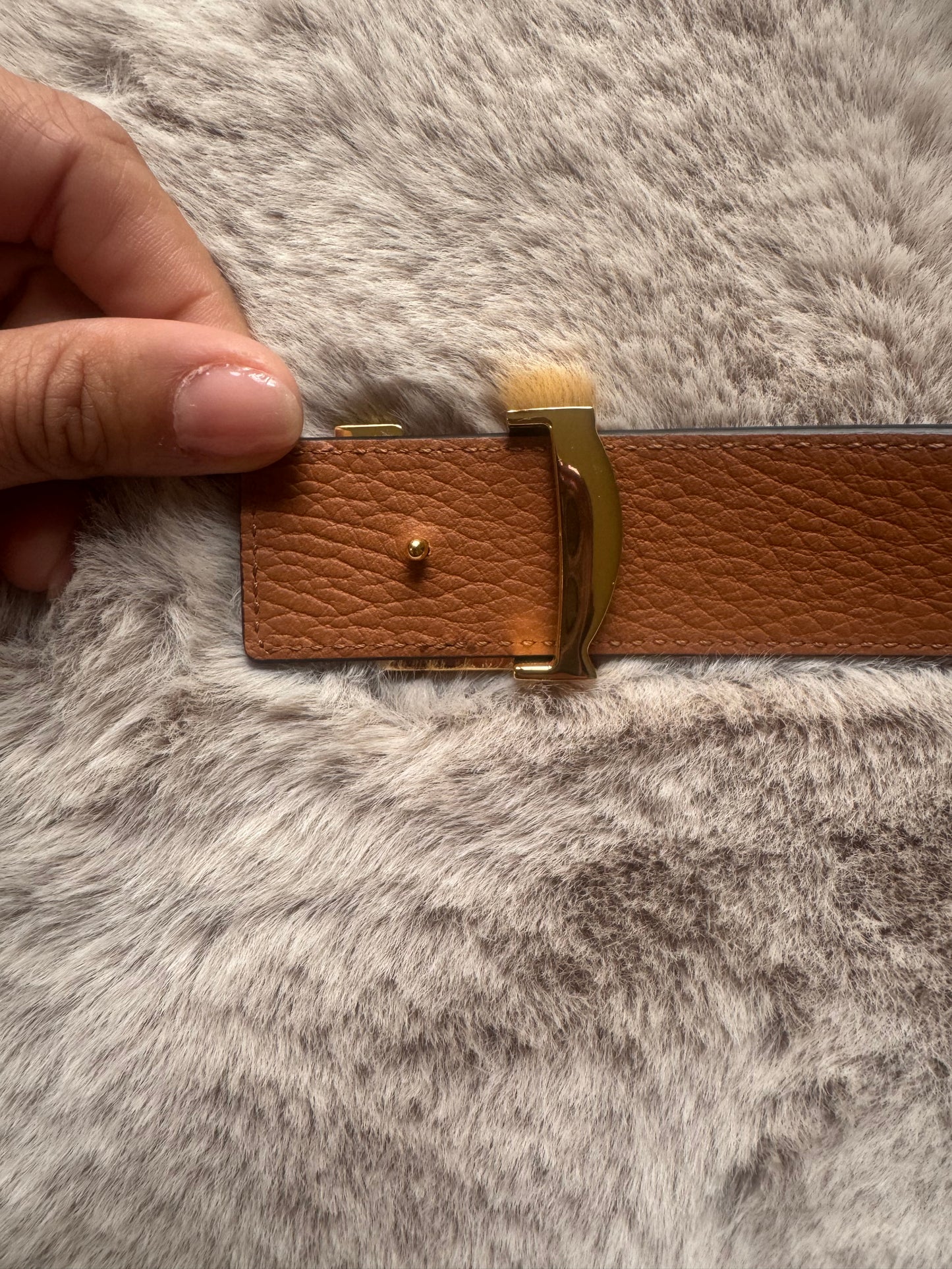 Louis Vuitton Cintura LV Initiales reversibile