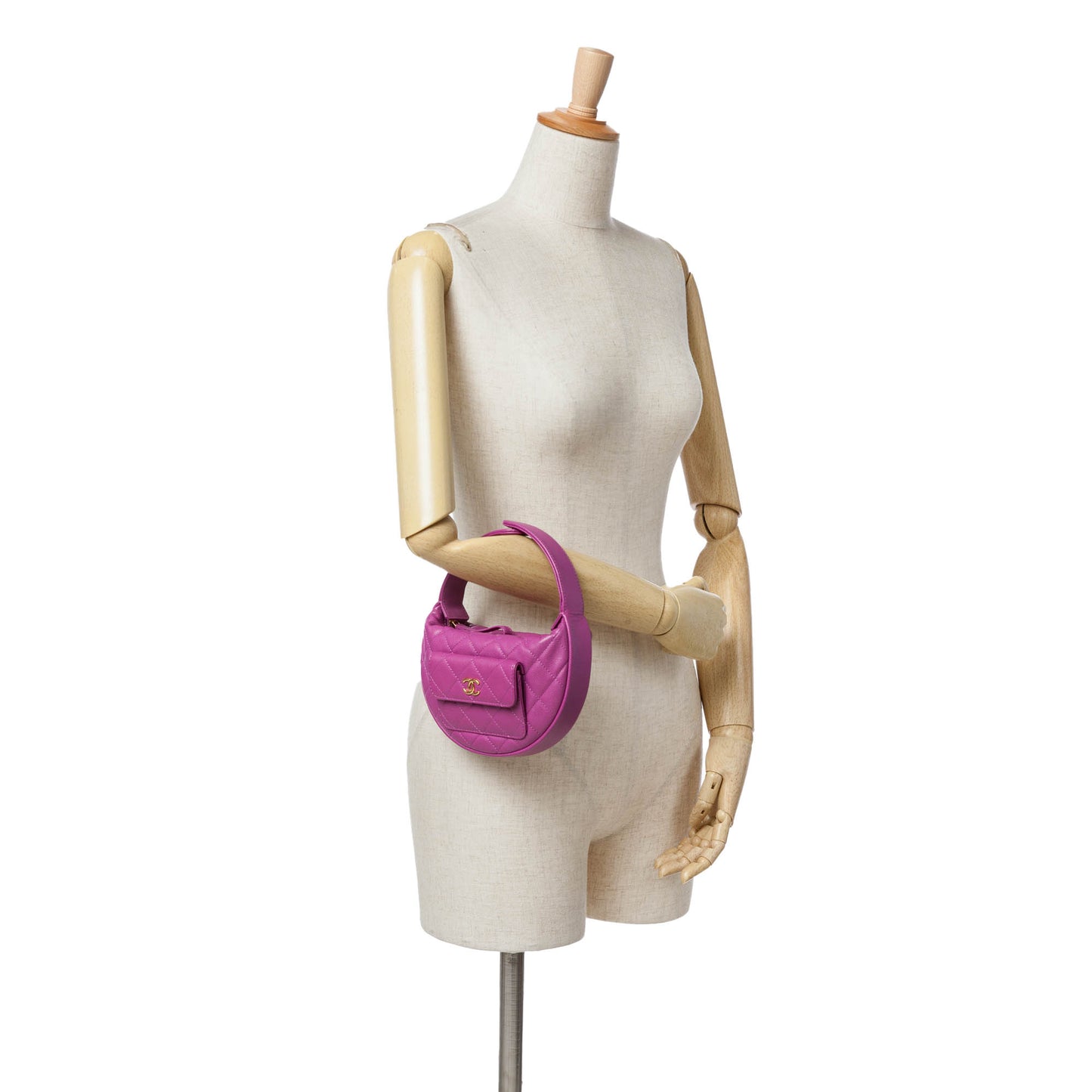 Chanel Quilted Caviar Polly Pocket Hobo