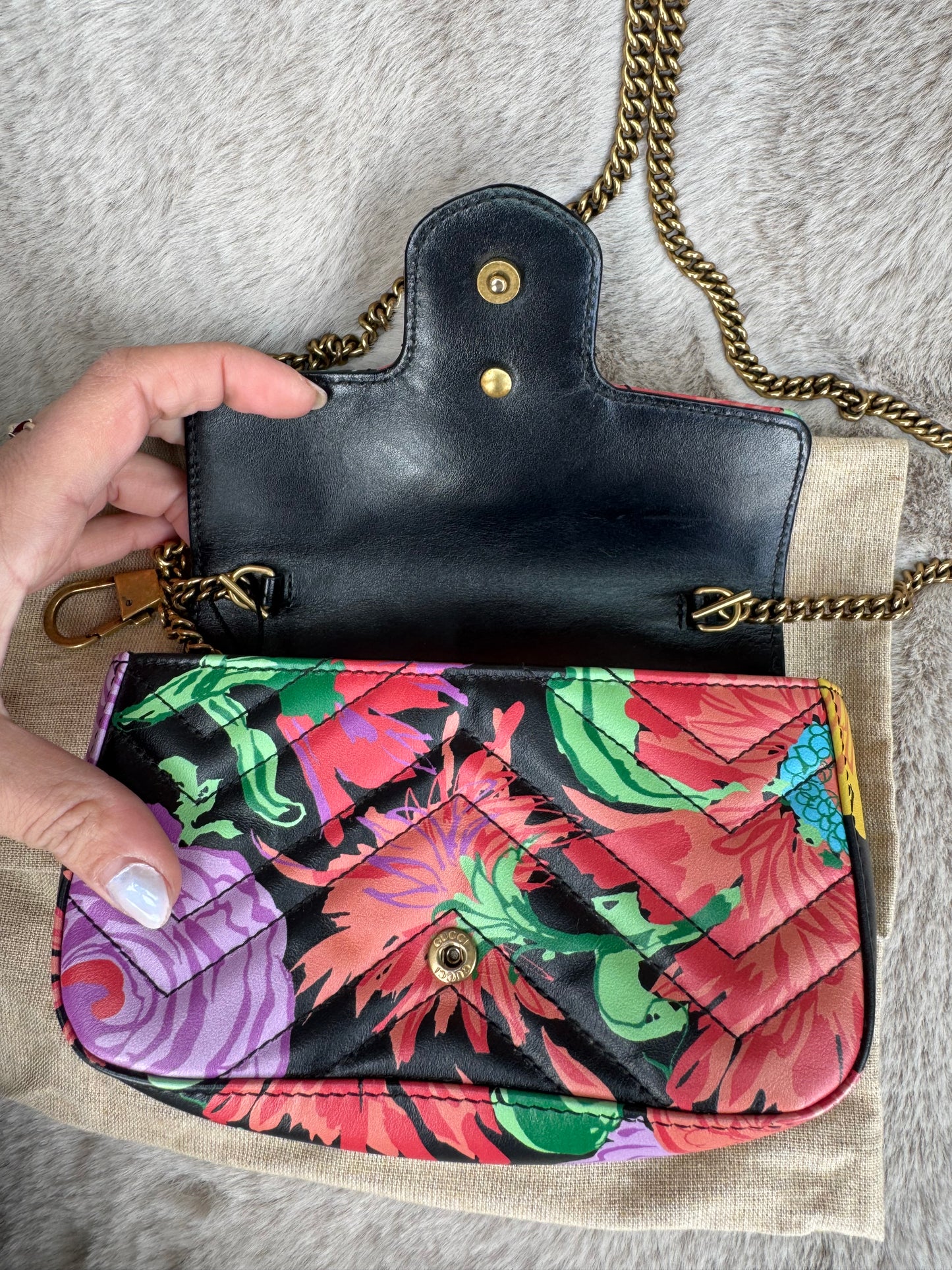Gucci Super Mini Marmont X Ken Scott
