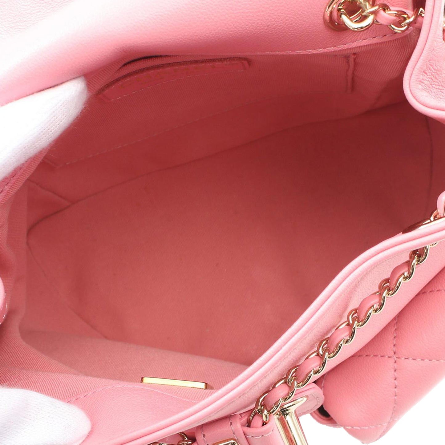 Chanel Duma Pockets Drawstring Backpack