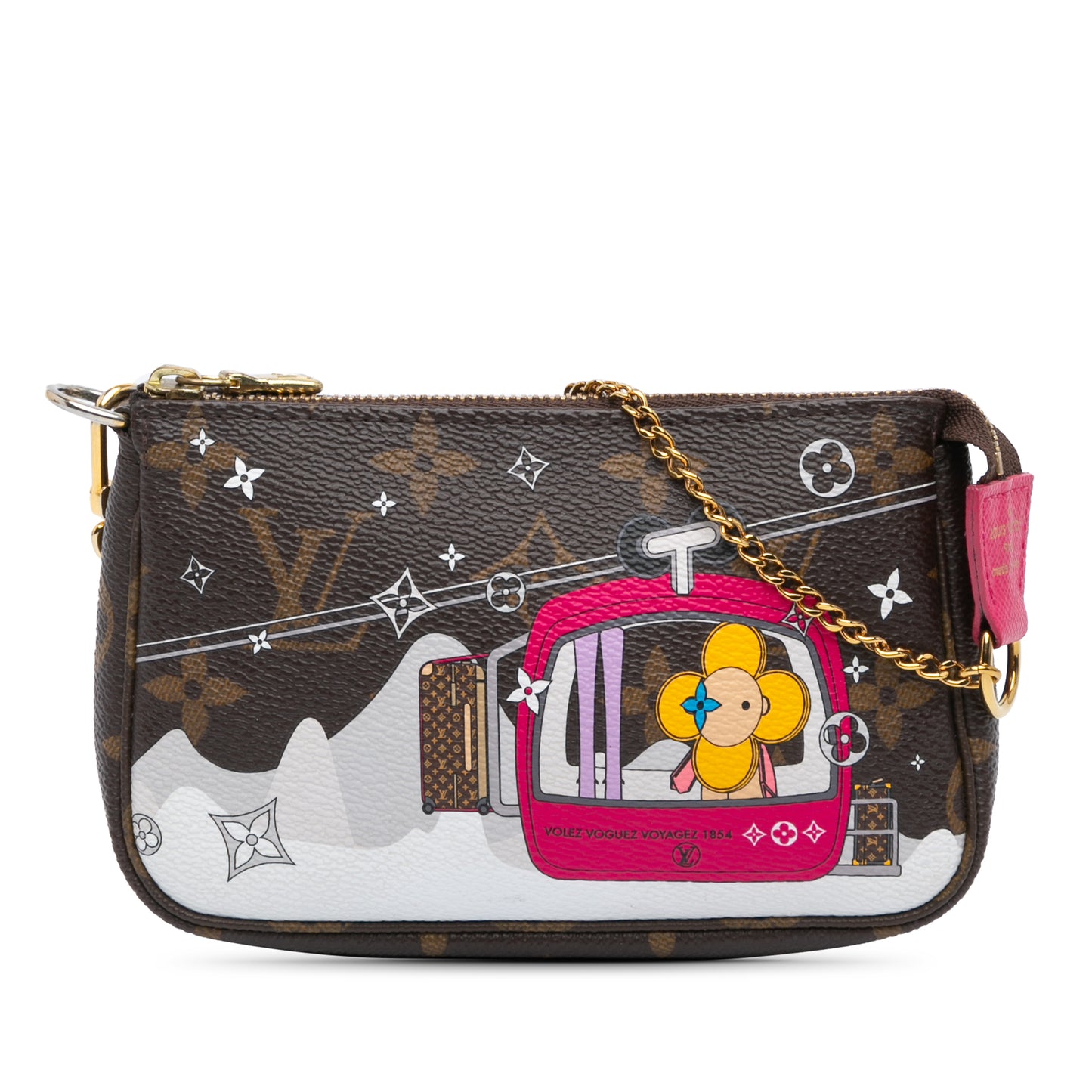 Louis Vuitton Monogram Vivienne Christmas Mini Pochette Accessoires