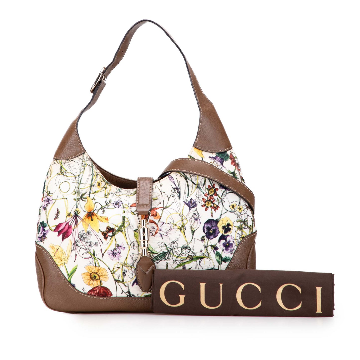 Gucci Flora Jackie O Bouvier Crossbody