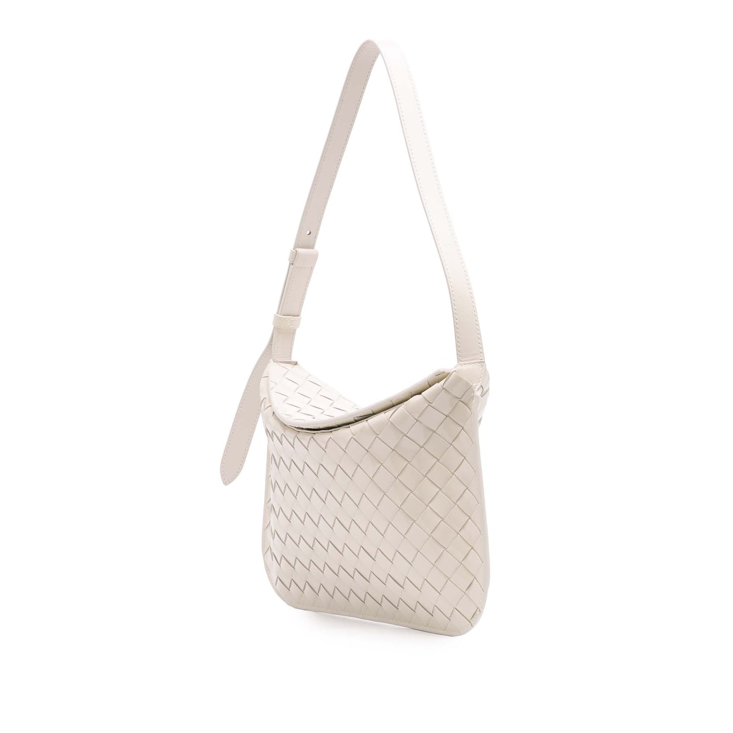 Bottega Veneta Intrecciato Cradle Fold Over Shoulder Bag