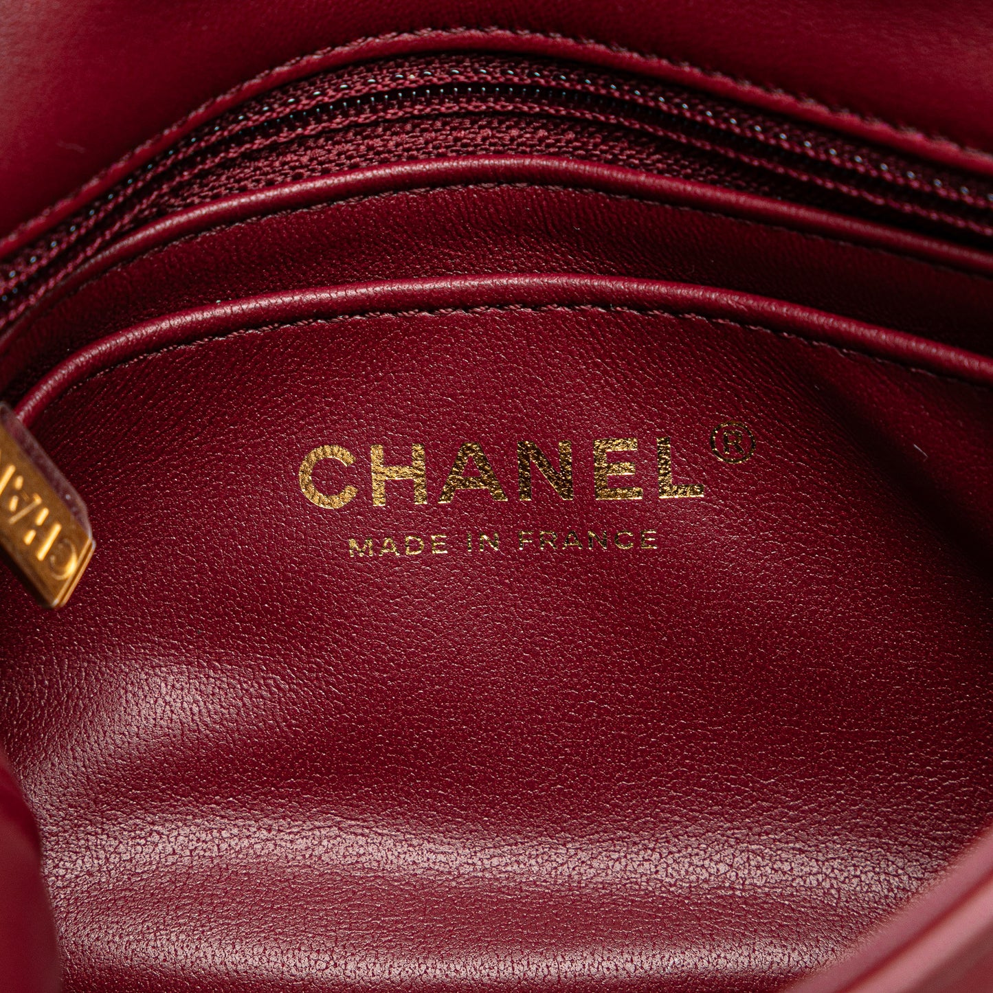 Chanel Mini Square Coco Heart Chain Flap