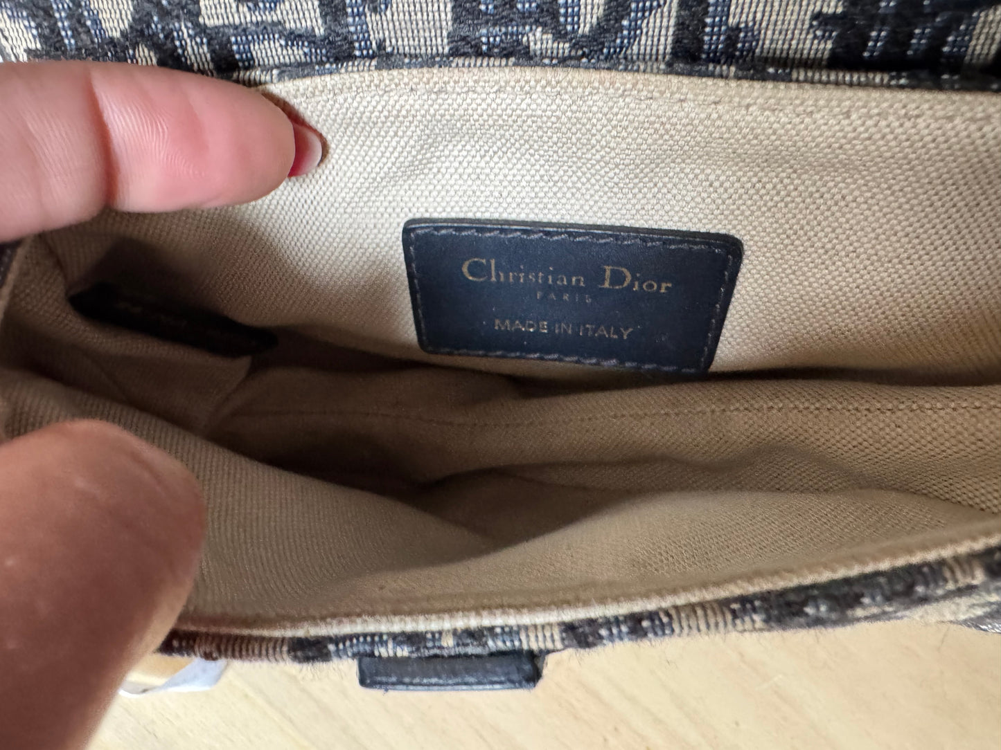Dior Mini Saddle Jaquard