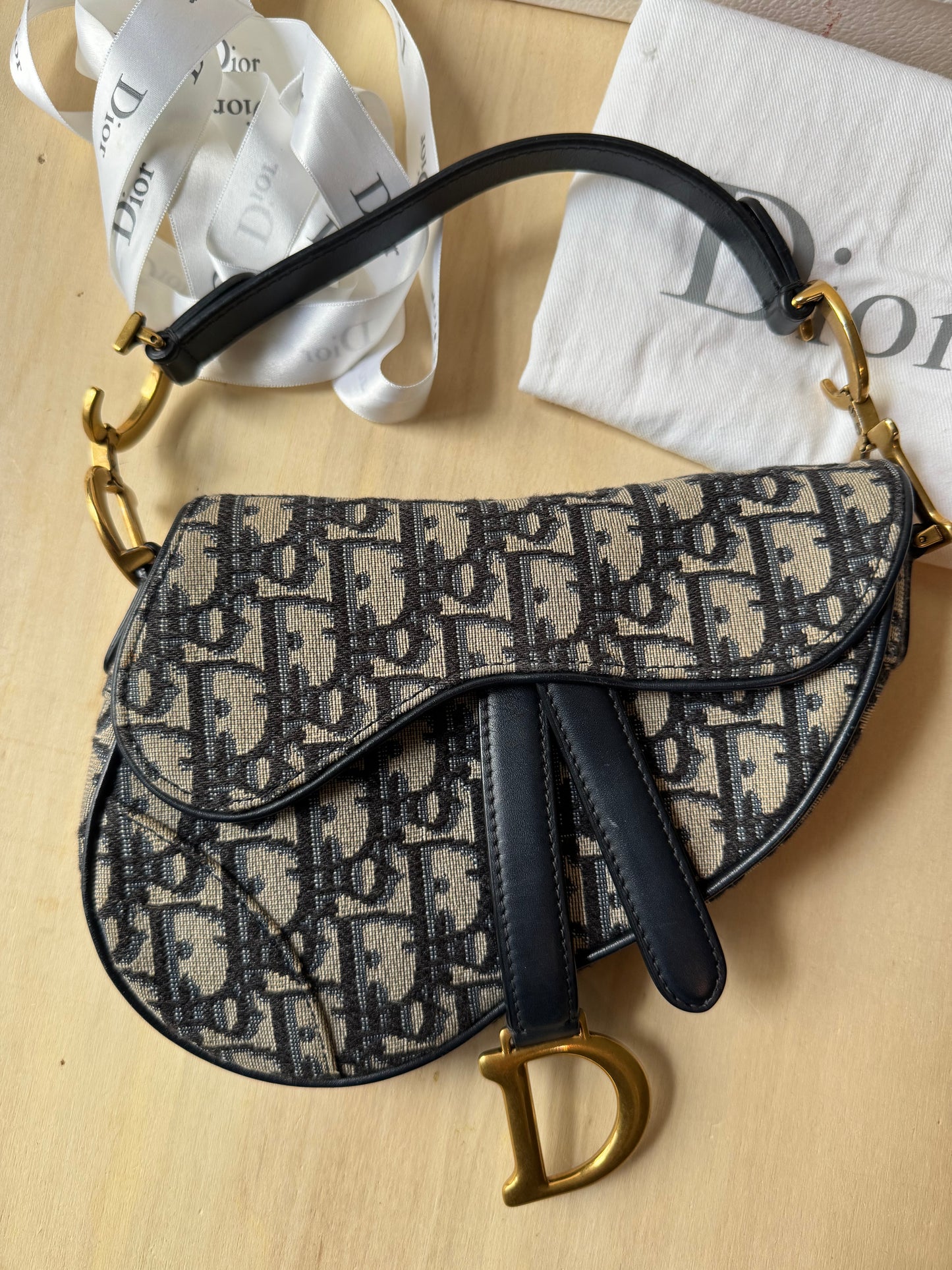 Dior Mini Saddle Jaquard