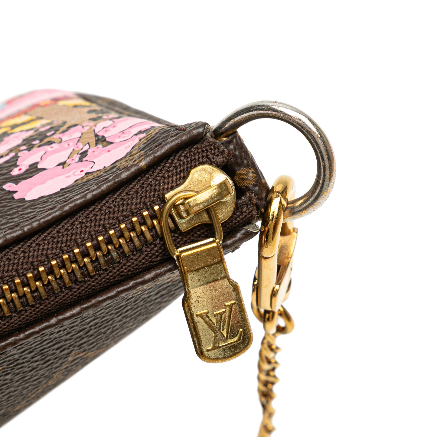 Louis Vuitton Monogram Vivienne Christmas Animation Japanese Garden Pochette Accessoires