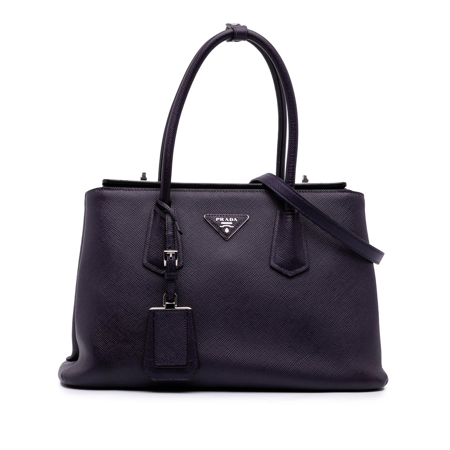 Prada Turnlock Twin Satchel