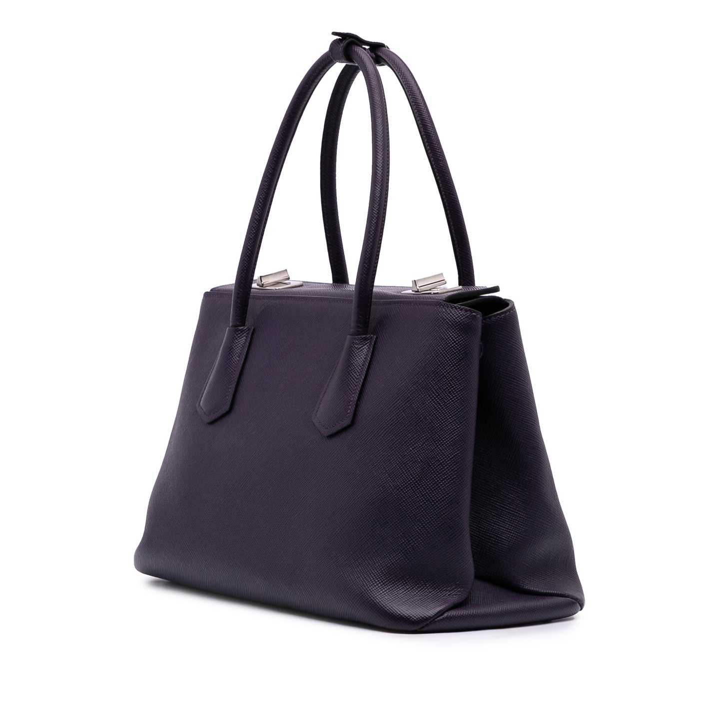 Prada Turnlock Twin Satchel