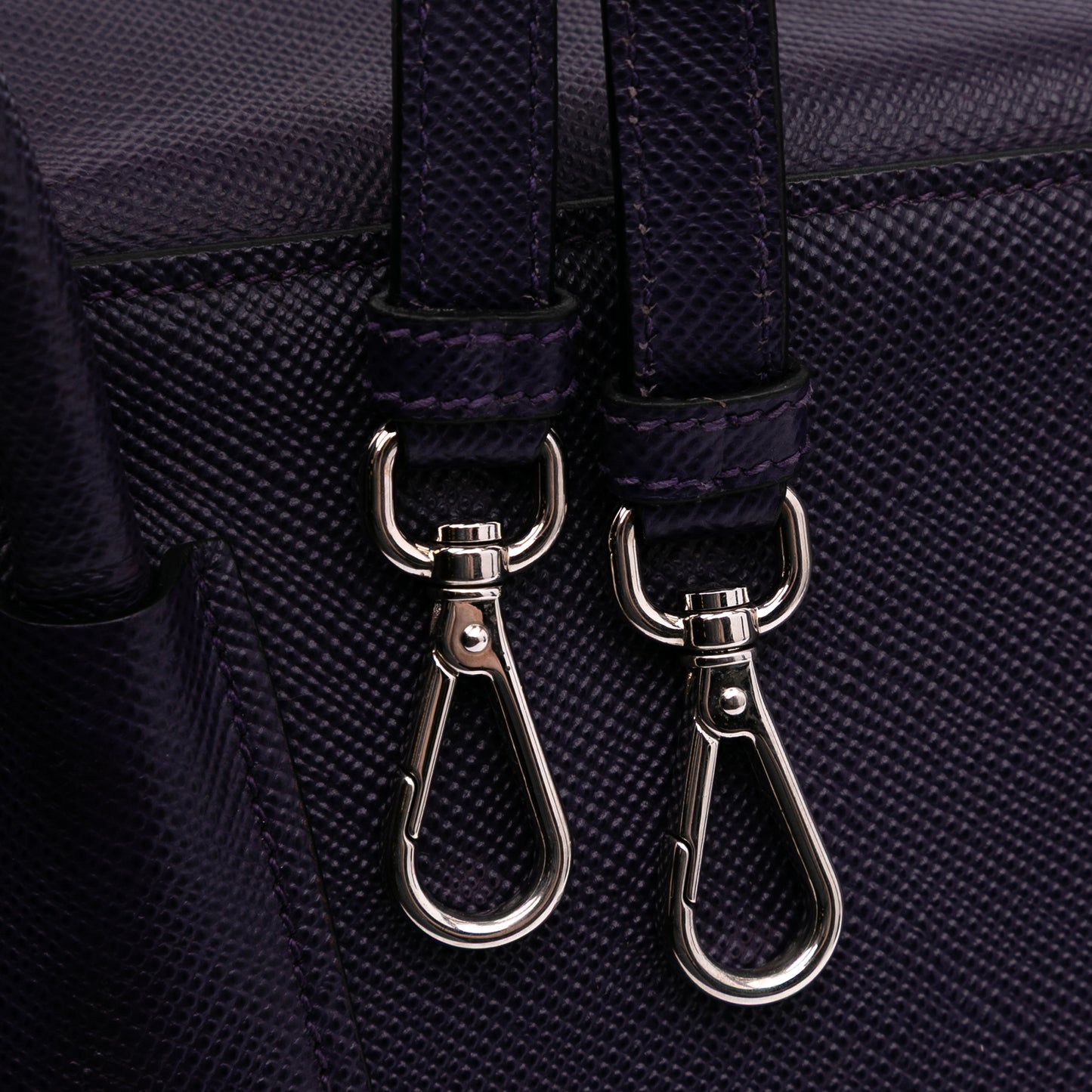 Prada Turnlock Twin Satchel