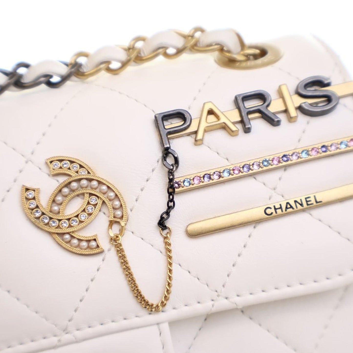 Chanel Mini Quilted Lambskin Coco Clips Flap