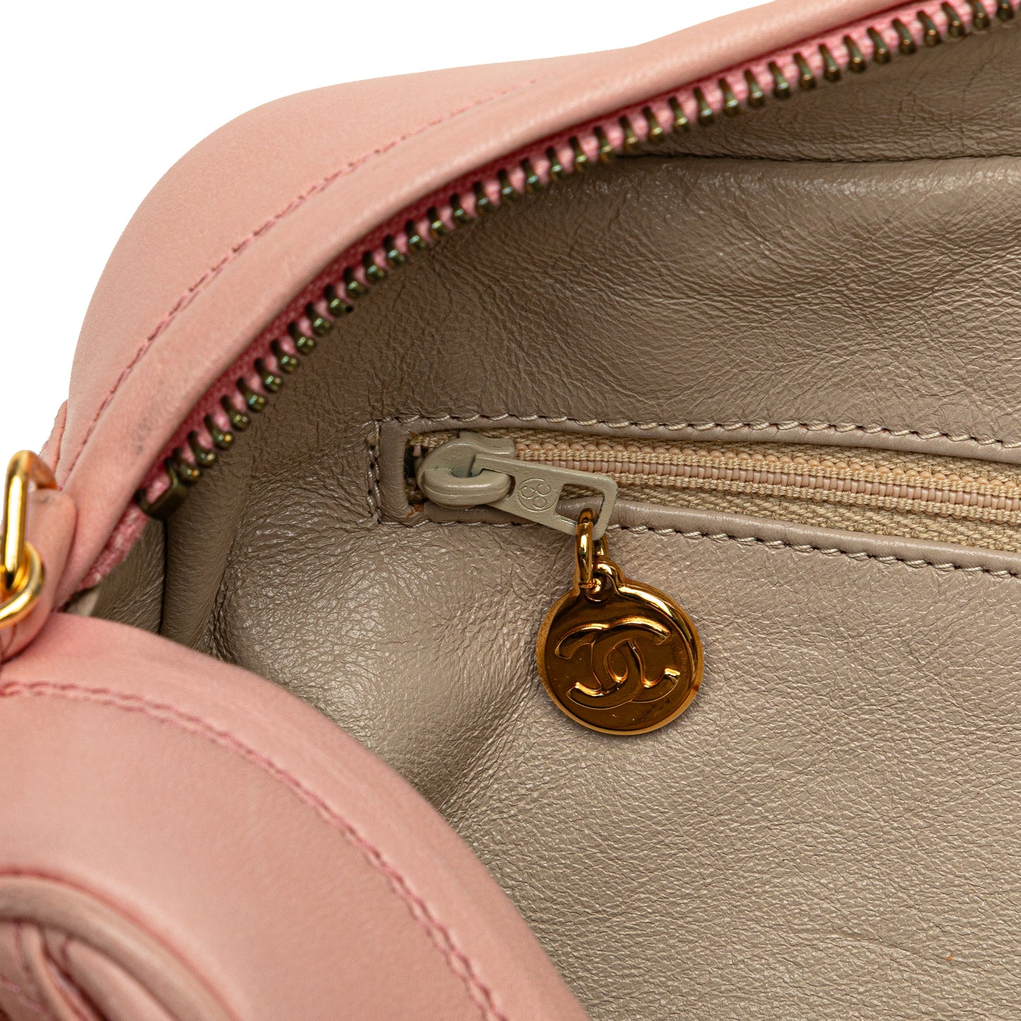 Chanel CC Quilted Camera Crossbody