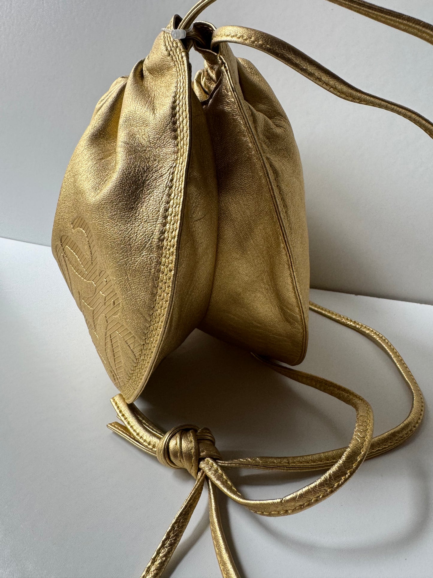 Loewe Anagram metallic Calfskin crossbody