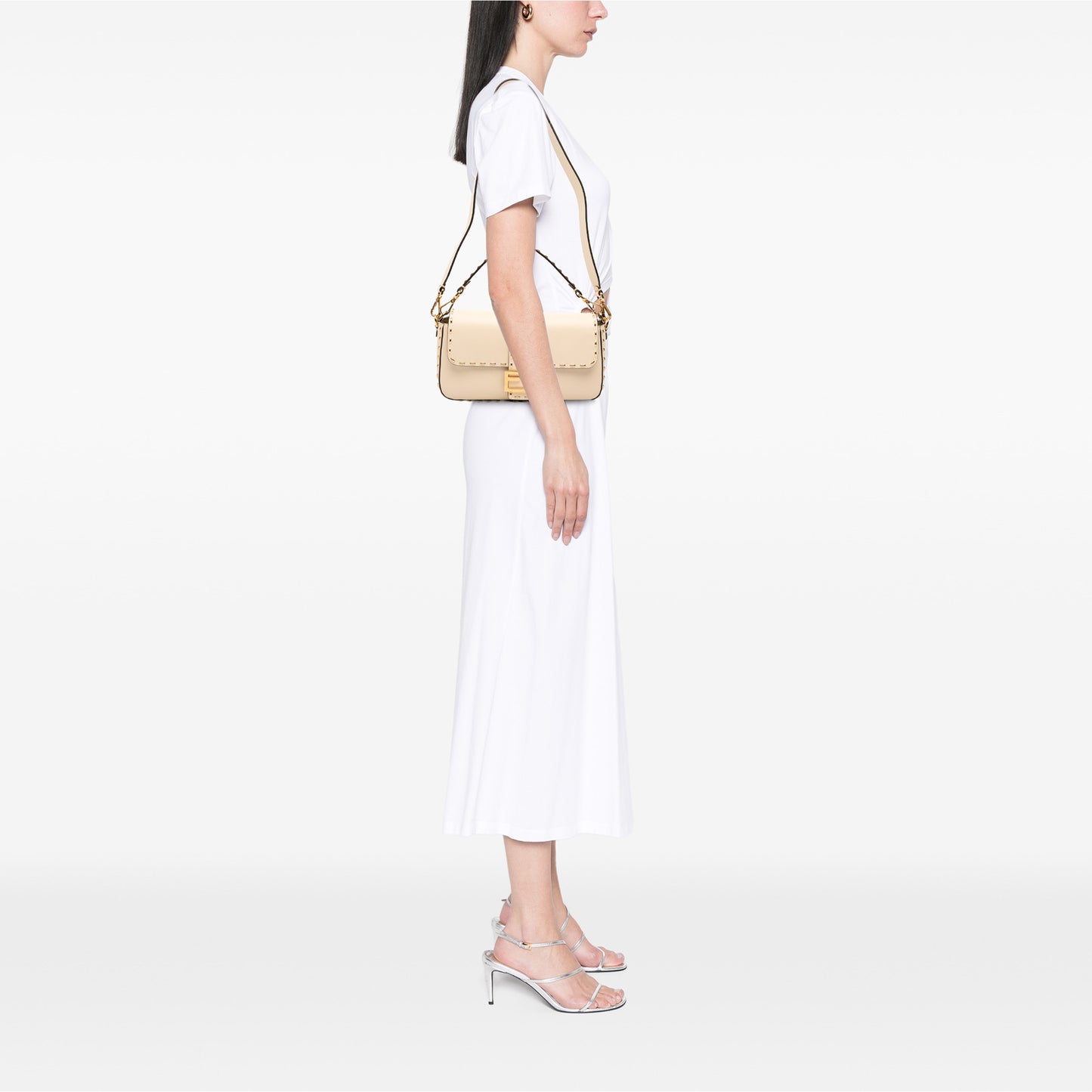 Fendi Metal Stitch Baguette