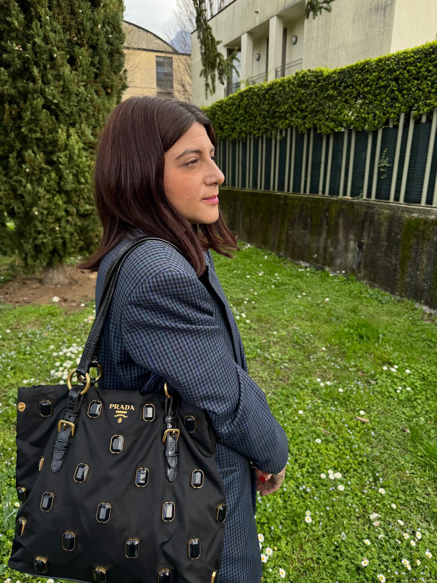 Prada Pietre Tote Bag