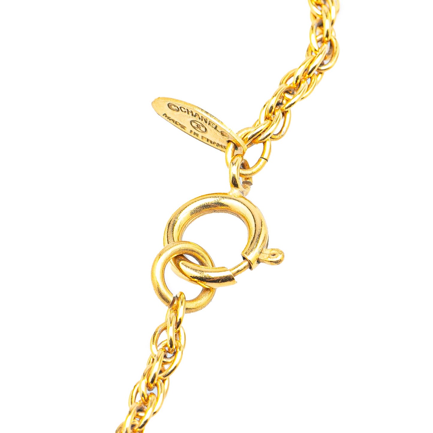 Chanel Gold Plated 31 Rue Cambon Pendant Necklace