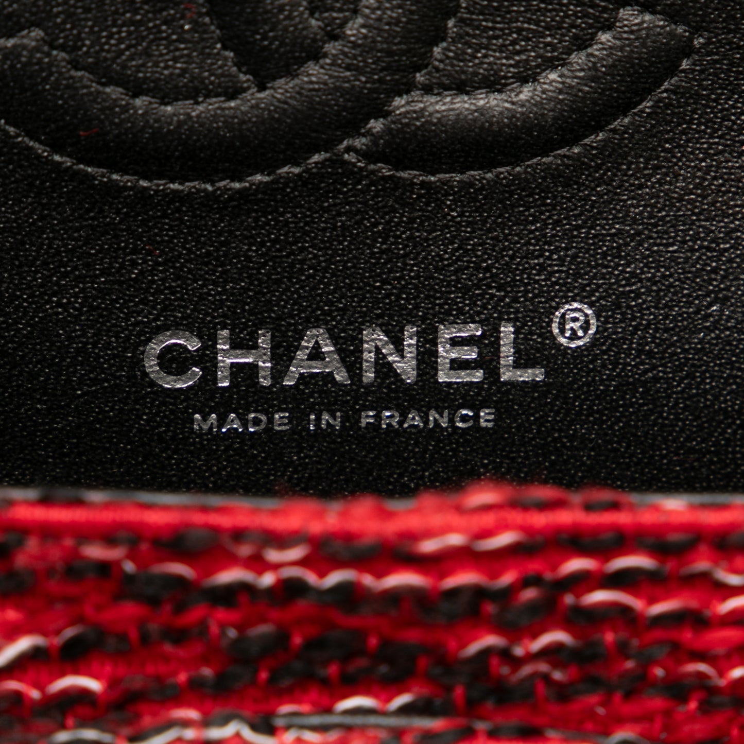 Chanel Small Classic Tweed Charm Double Flap