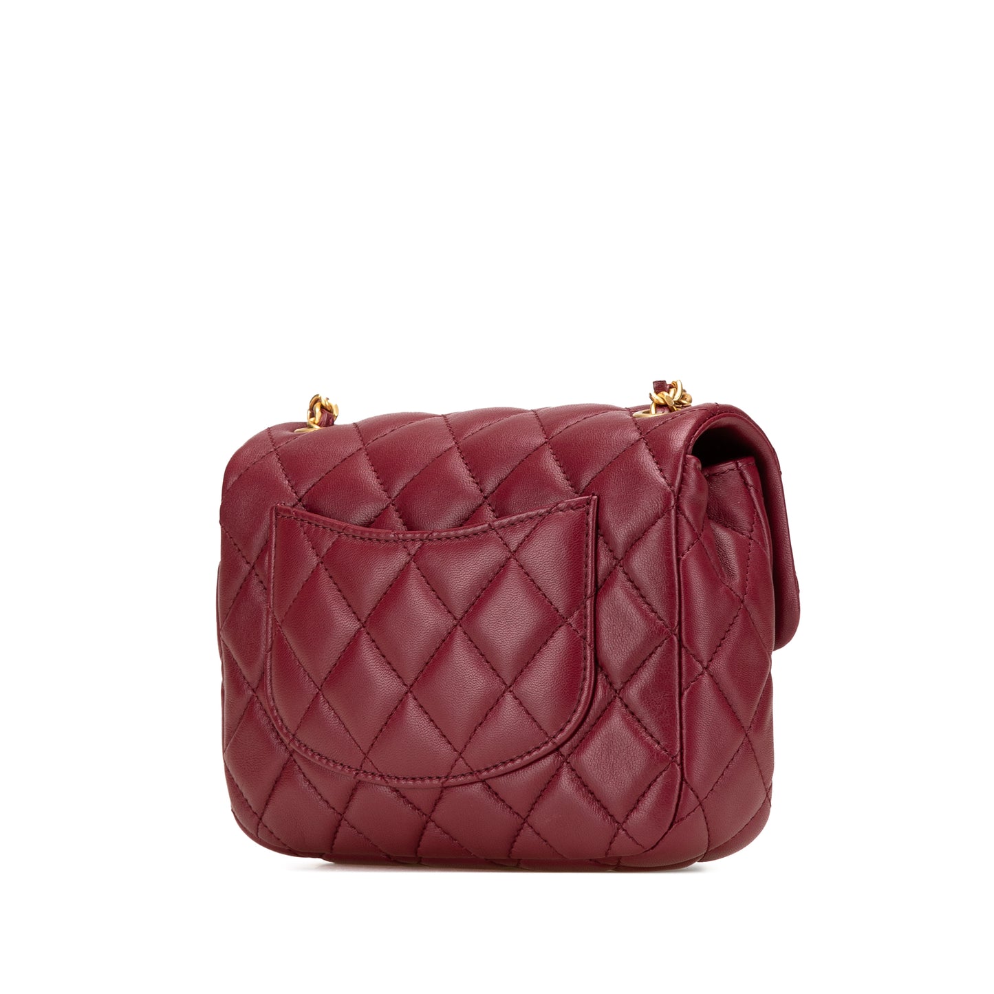 Chanel Mini Square Coco Heart Chain Flap