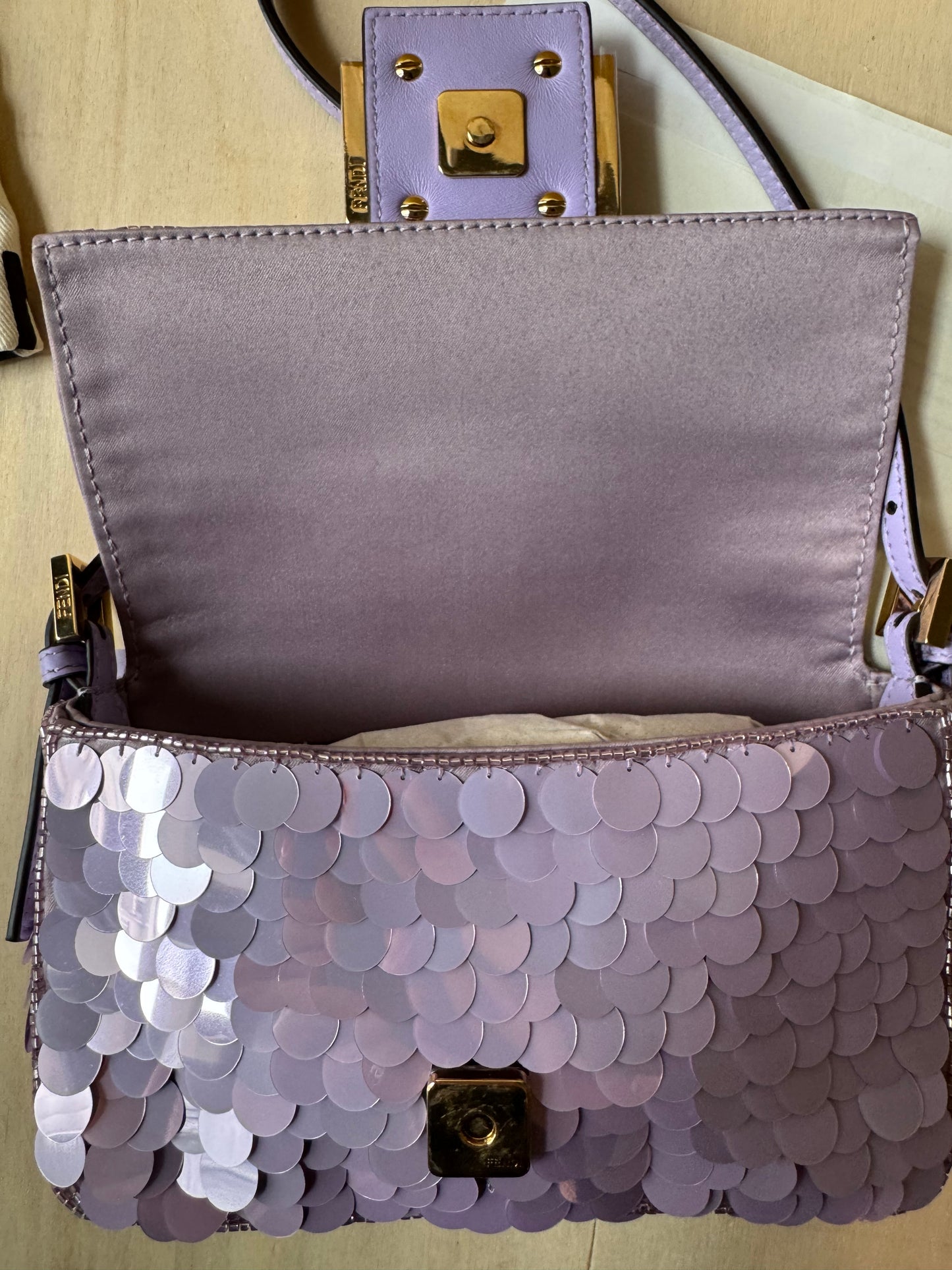 Fendi Mini Baguette Sequin