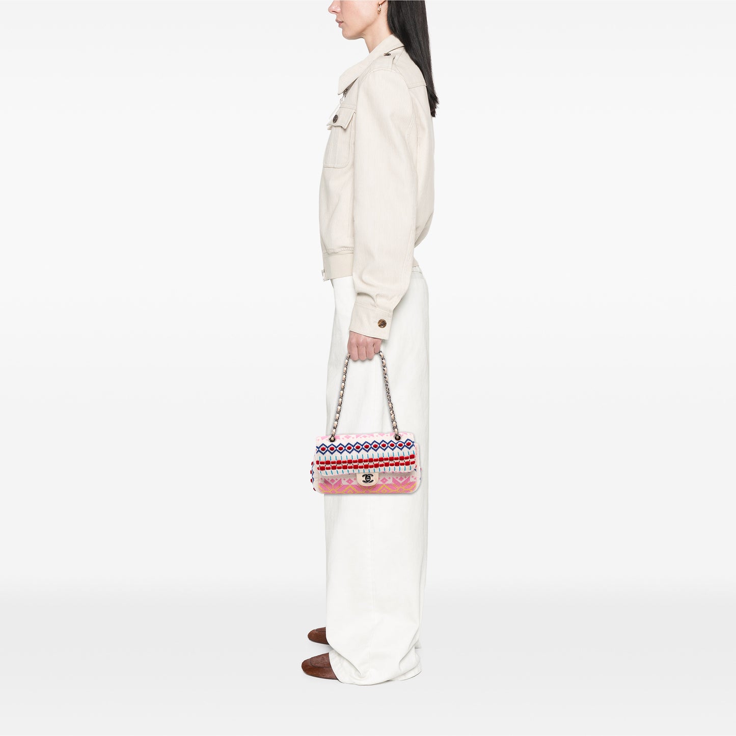 Chanel Medium Classic Multicolor Single Flap