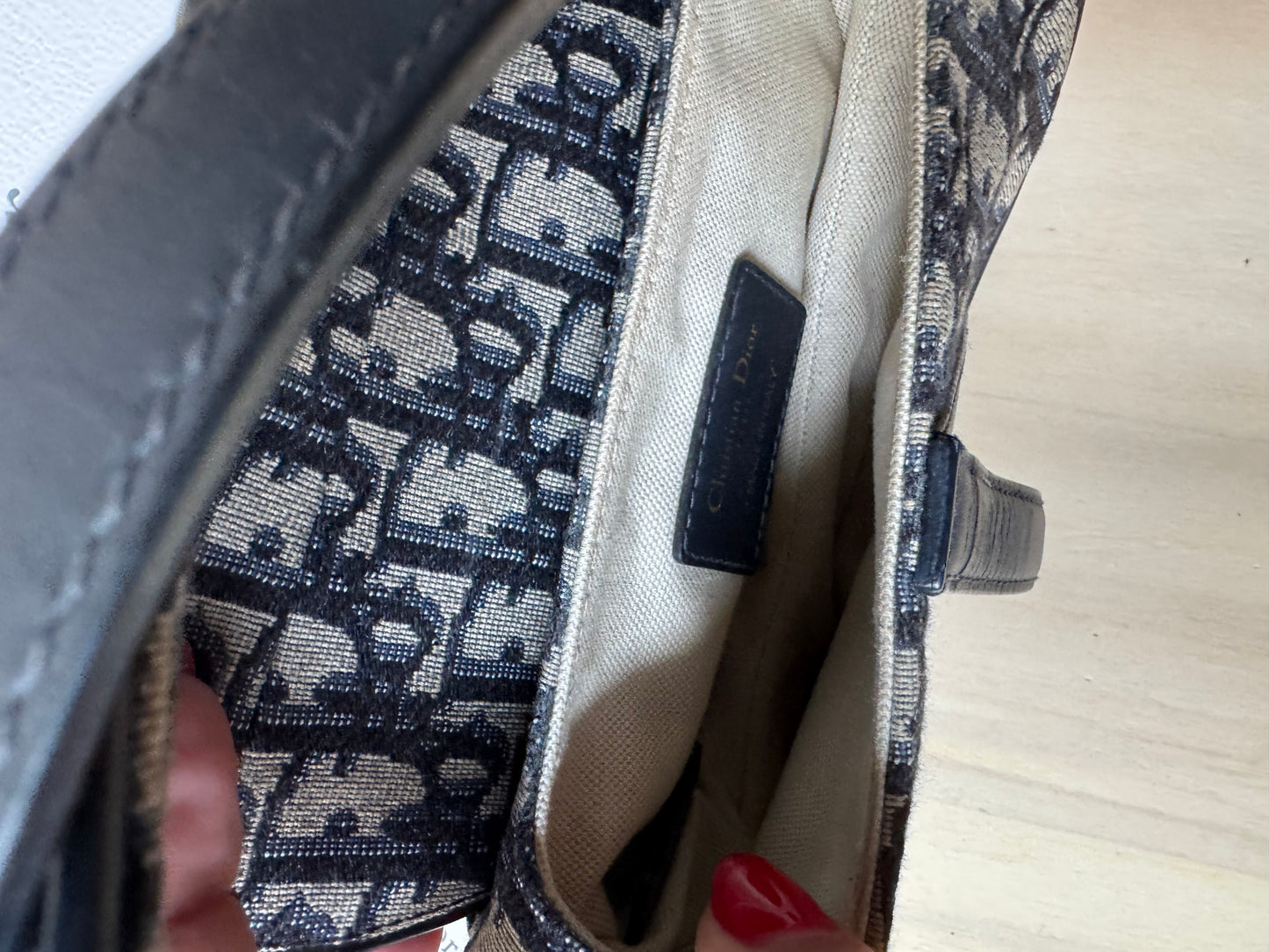 Dior Mini Saddle Jaquard