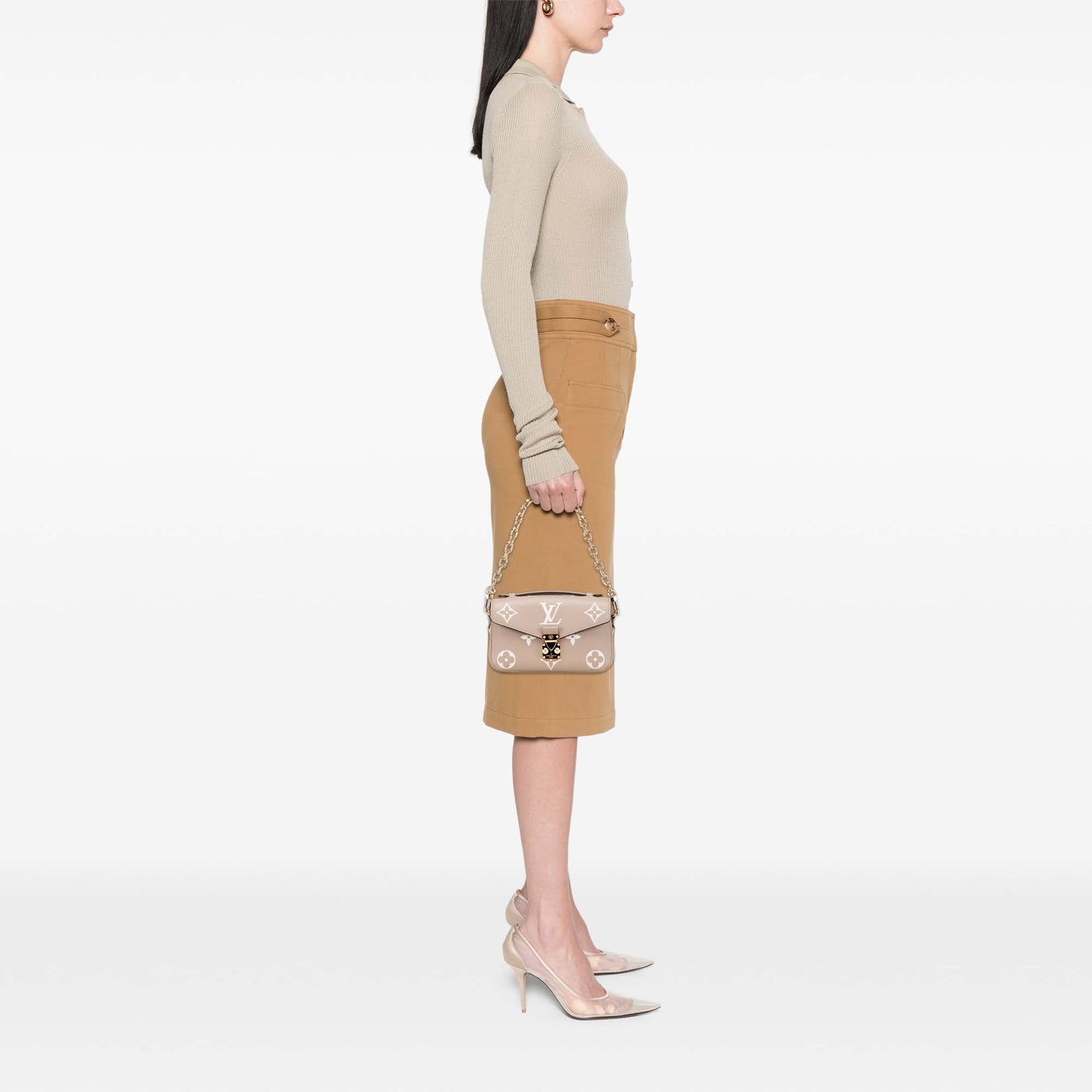 Louis Vuitton Monogram Empreinte Pochette Metis East West