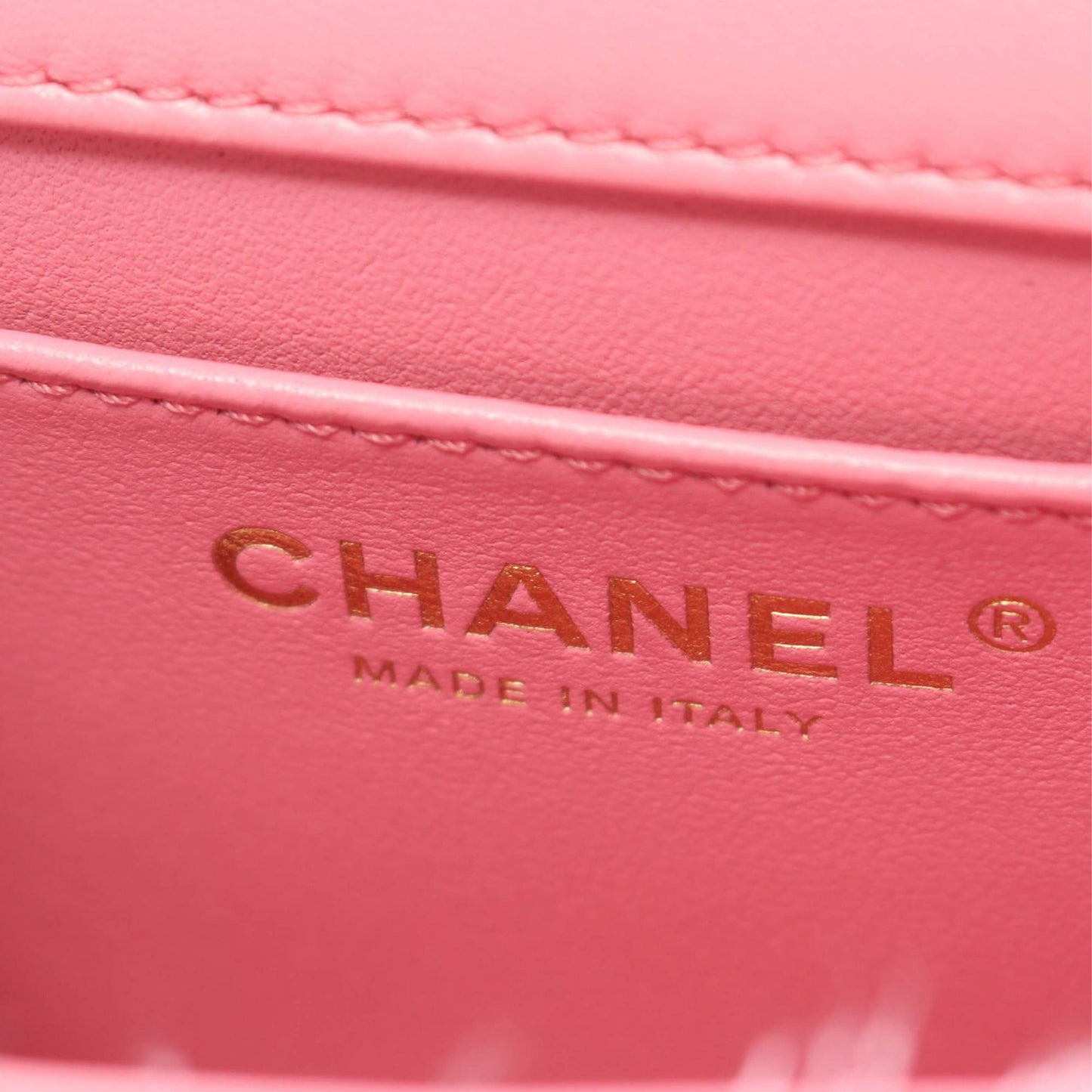Chanel Mini Square Quilted Woven Tweed Pearl Twist Flap