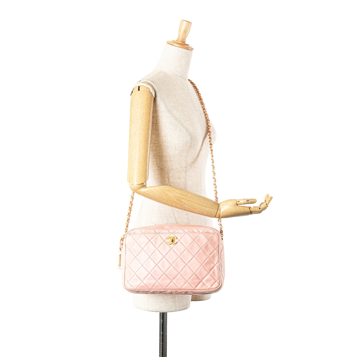 Chanel CC Quilted Camera Crossbody