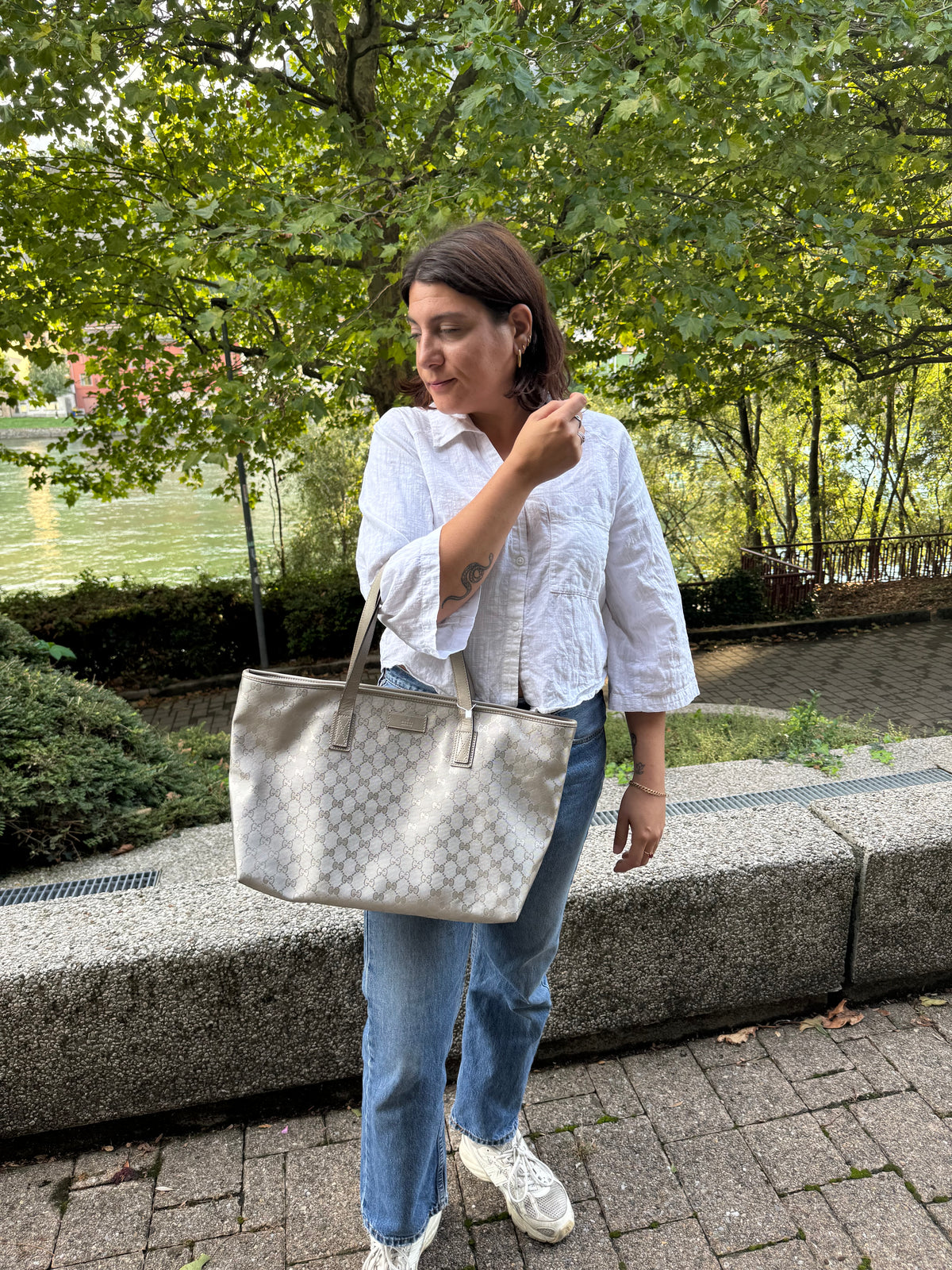 Gucci Imprimè Tote Bag