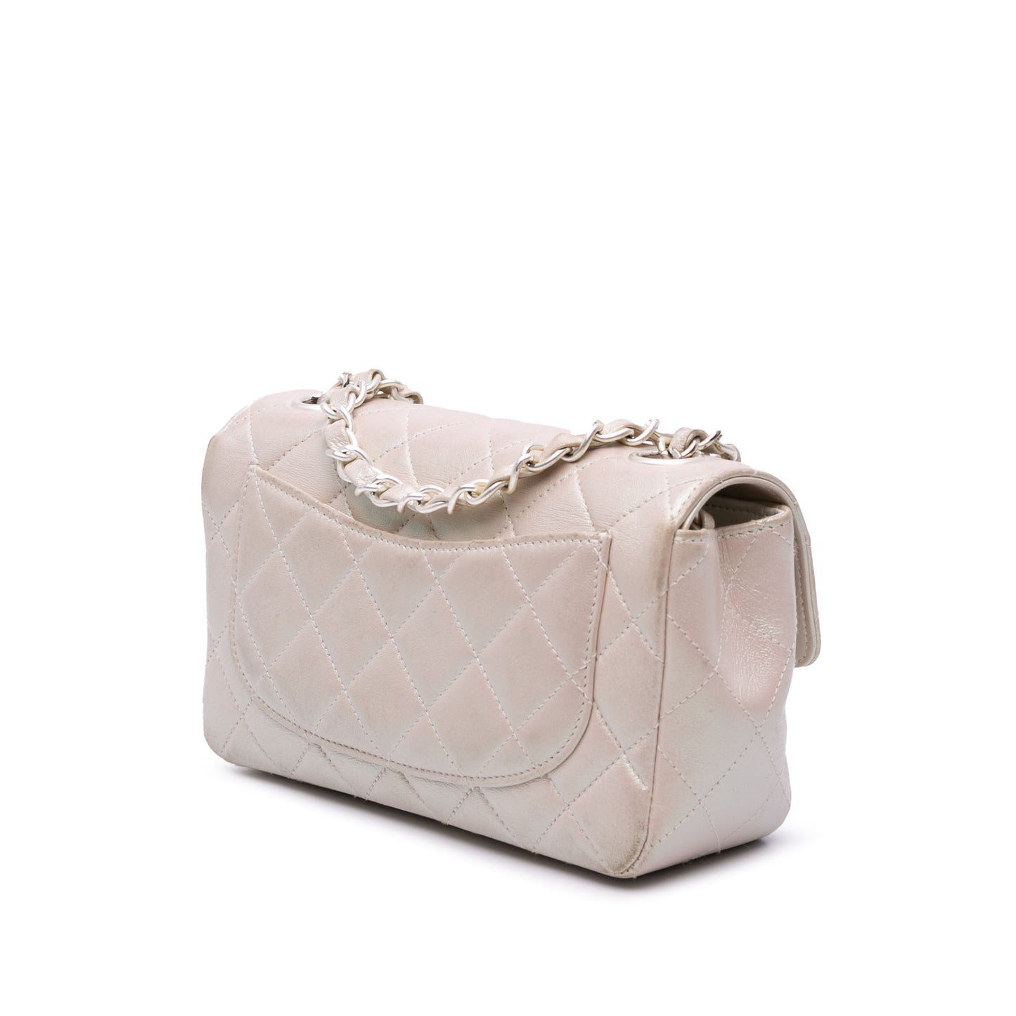 Chanel Mini Rectangular Iridescent Single Flap