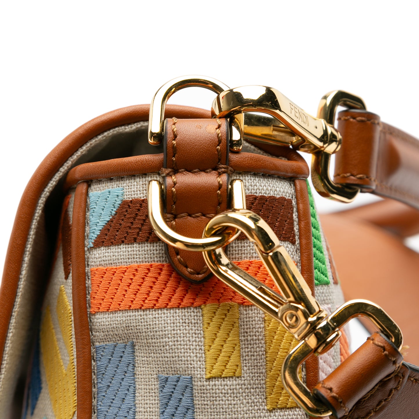 Fendi Zucca Canvas Baguette