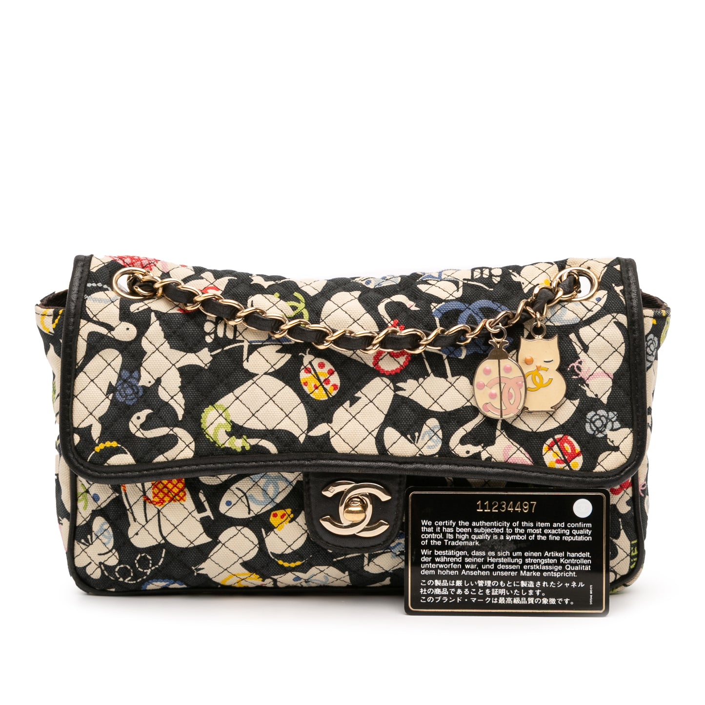 Chanel Printed Animals Single Flap