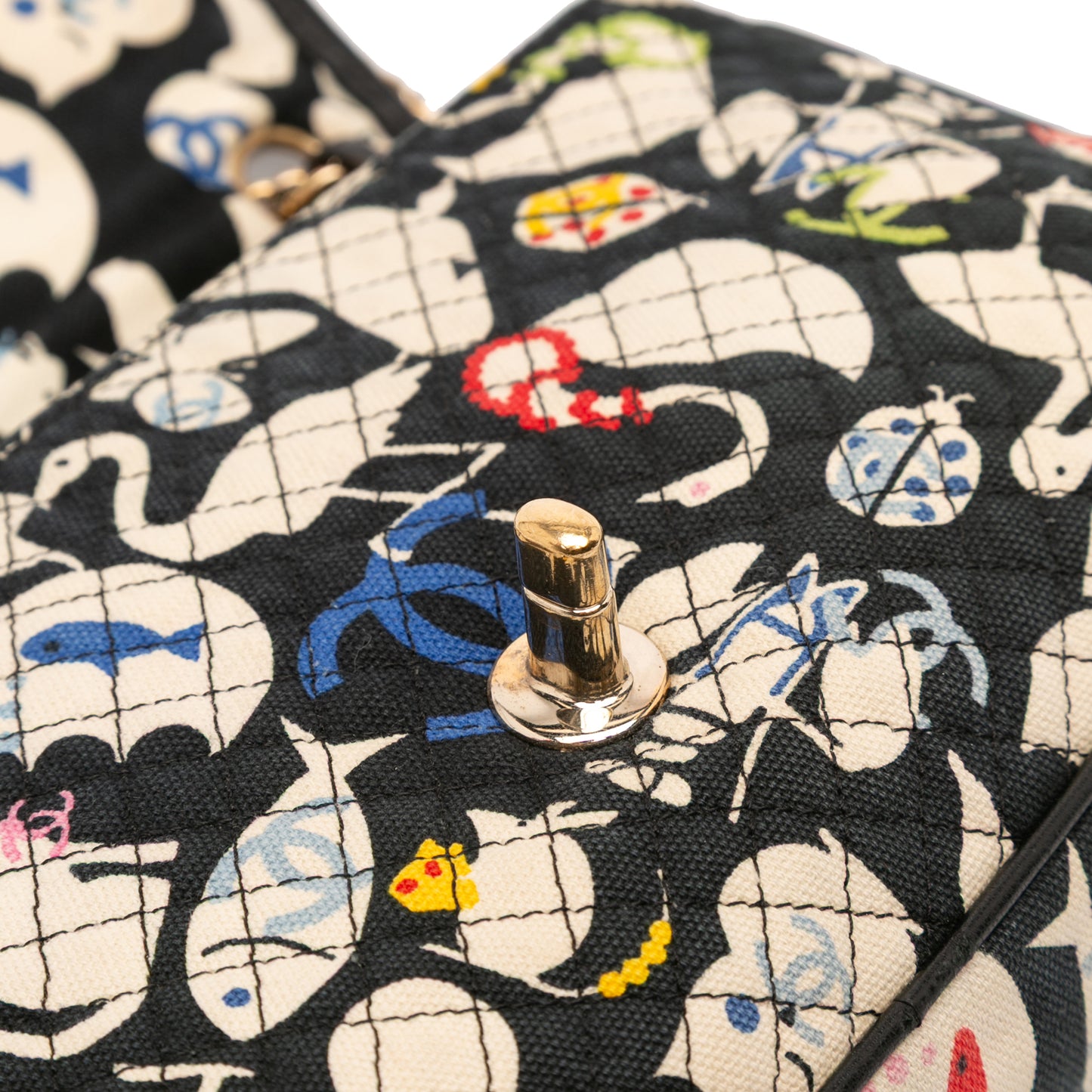 Chanel Printed Animals Single Flap
